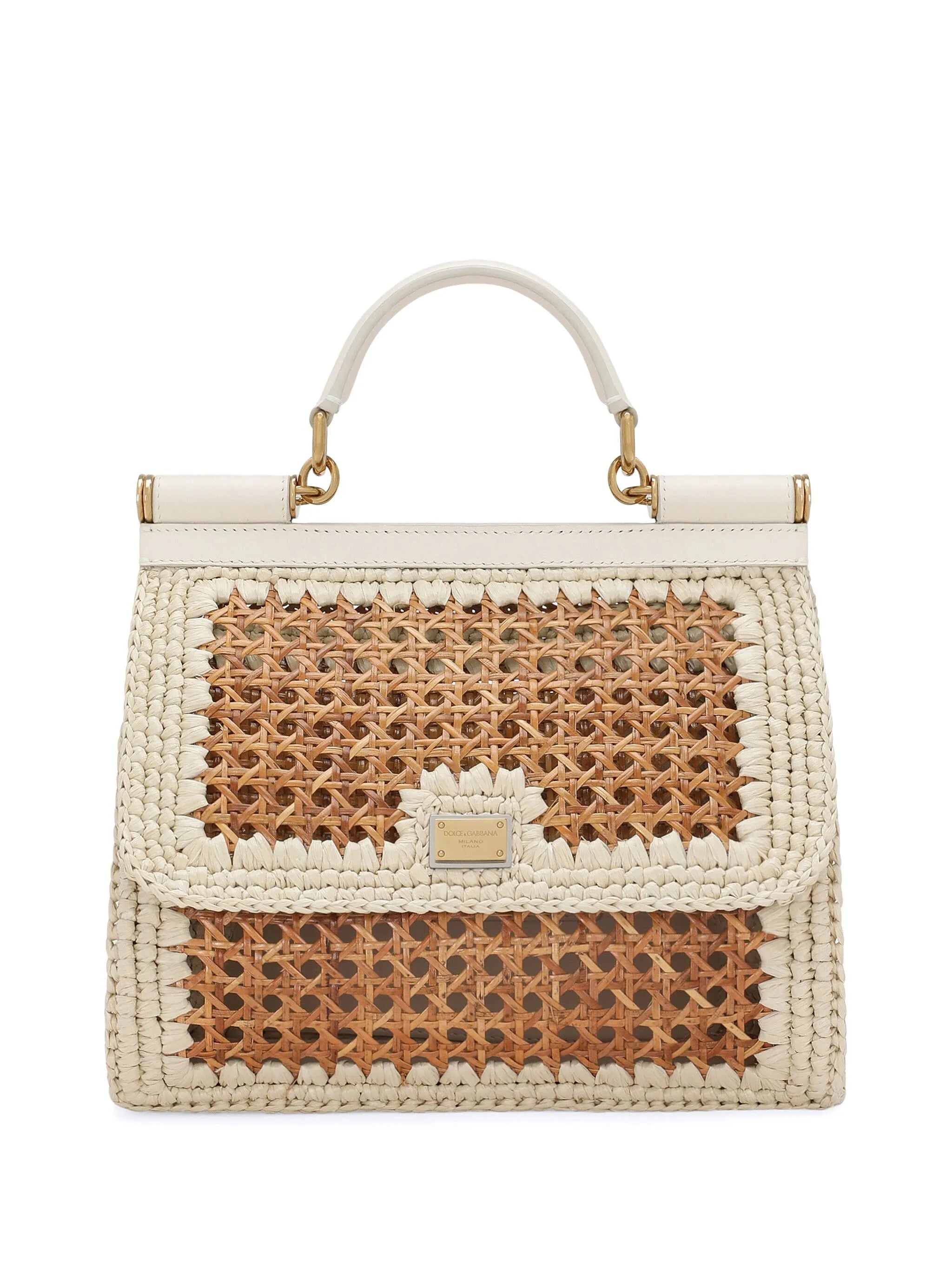 large Sicily cotton-blend bag