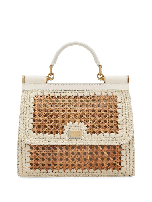 large Sicily cotton-blend bag