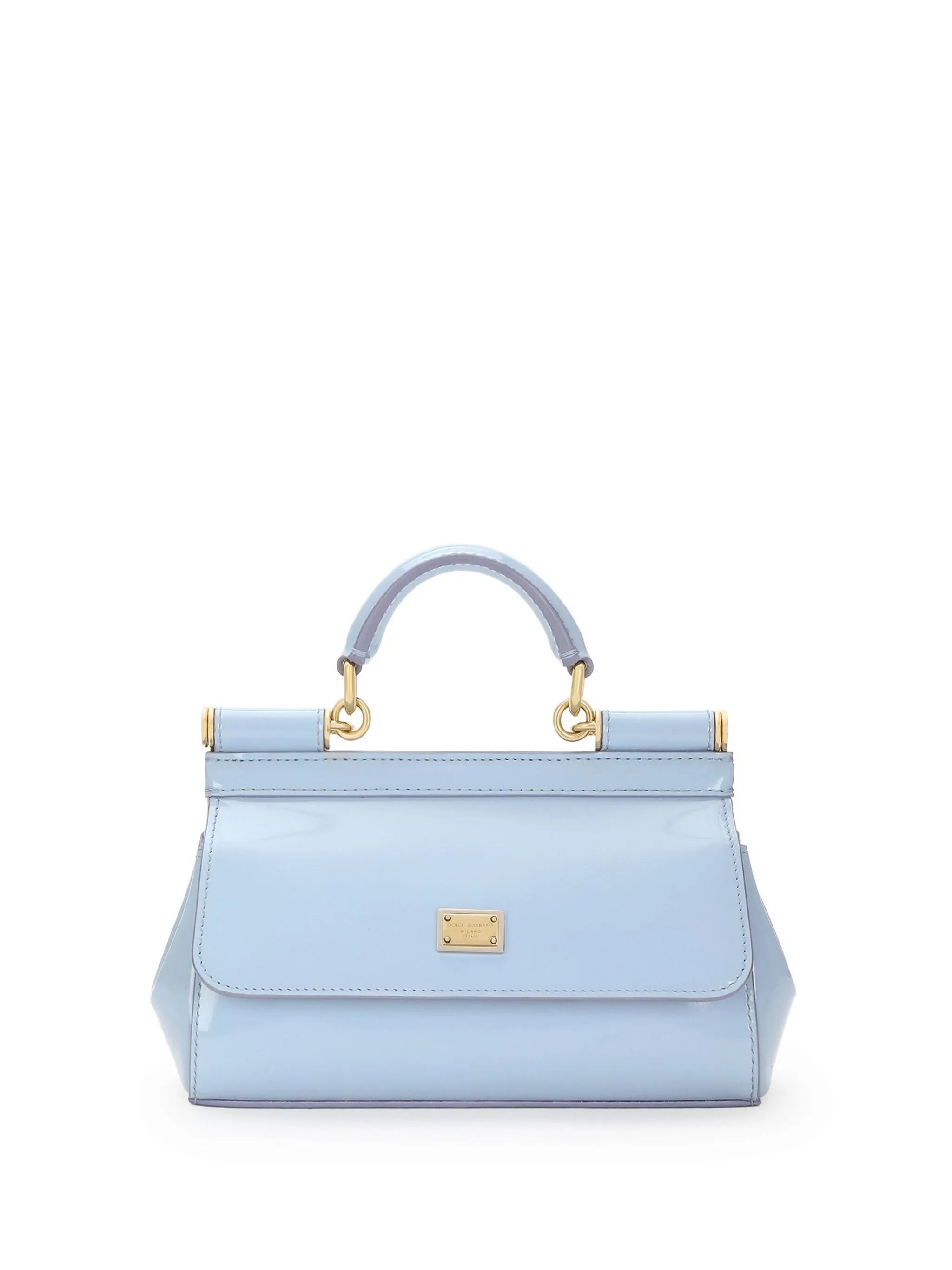Mini Sicily handbag in polished calfskin