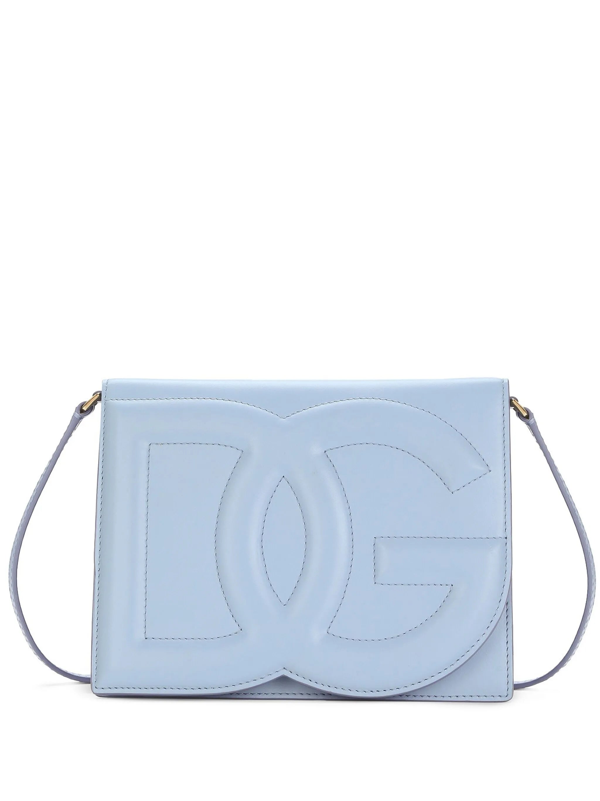DG Logo leather cross body bag