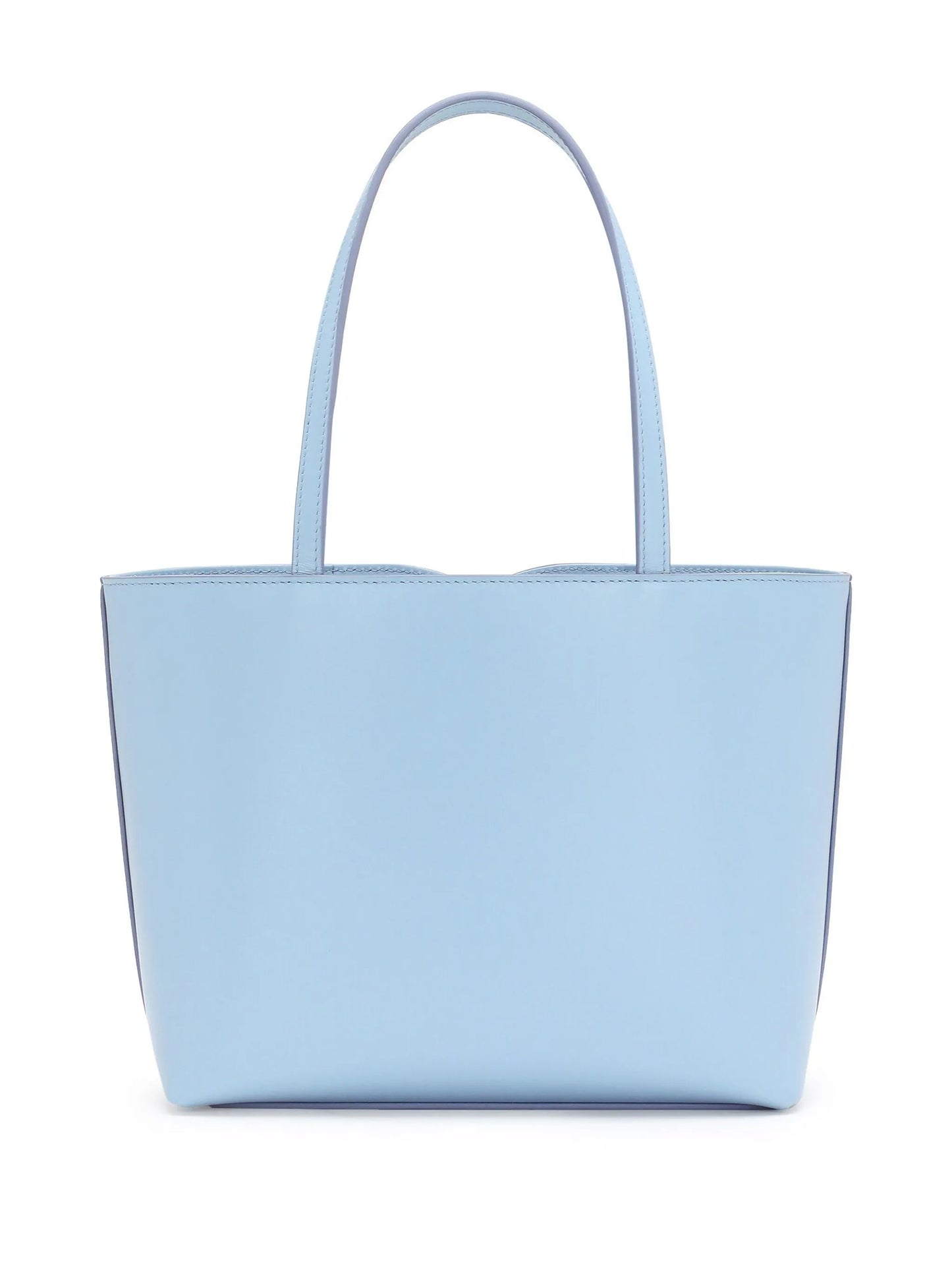 small DG logo leather tote bag