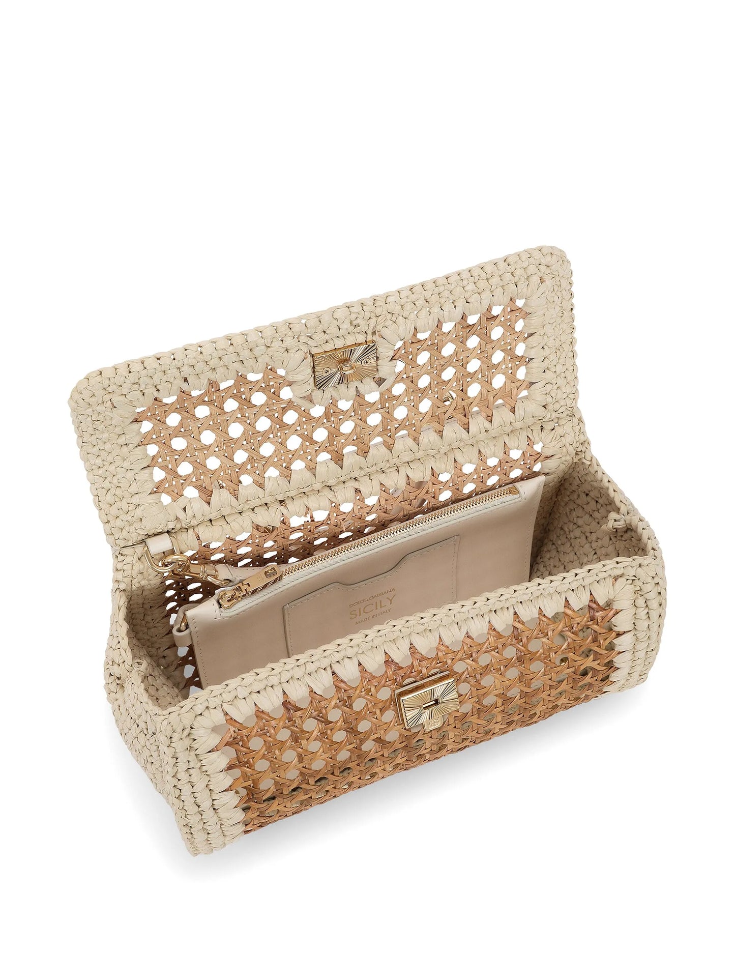 Sicily cotton-blend bag