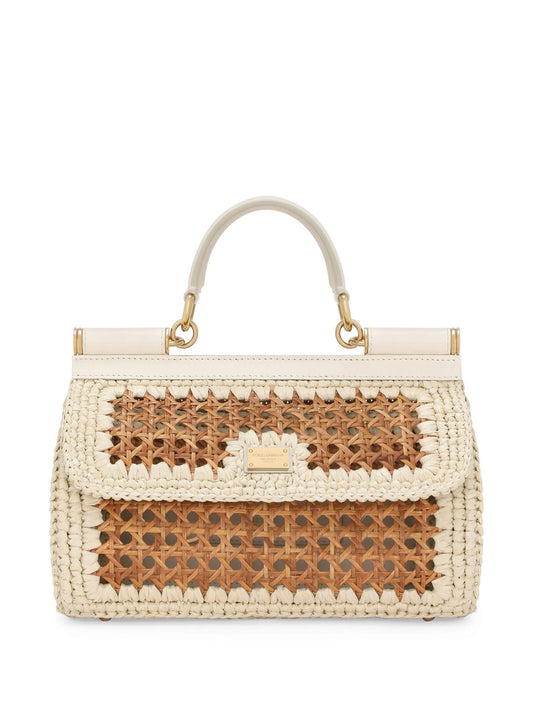 Sicily cotton-blend bag