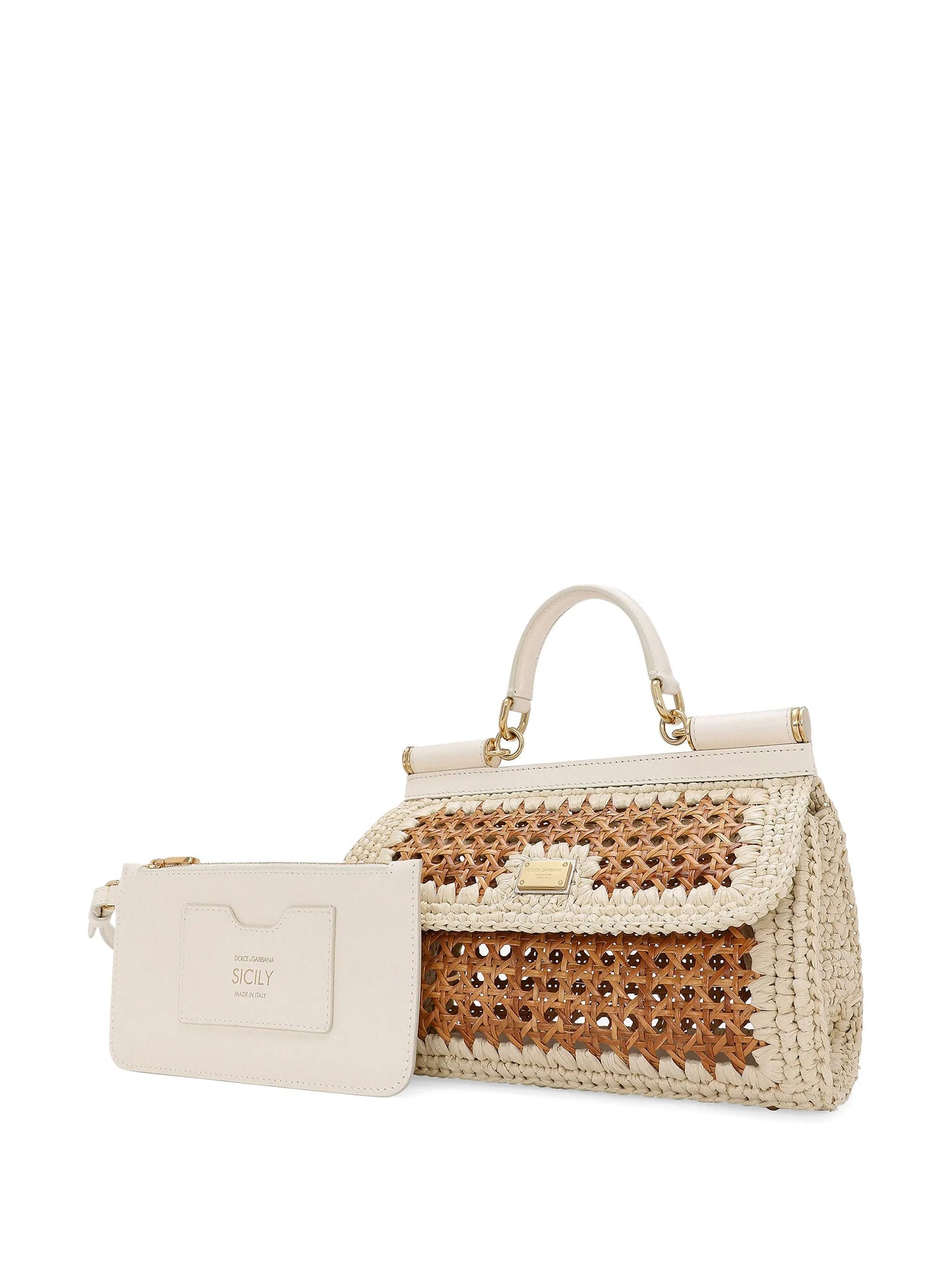 Sicily cotton-blend bag