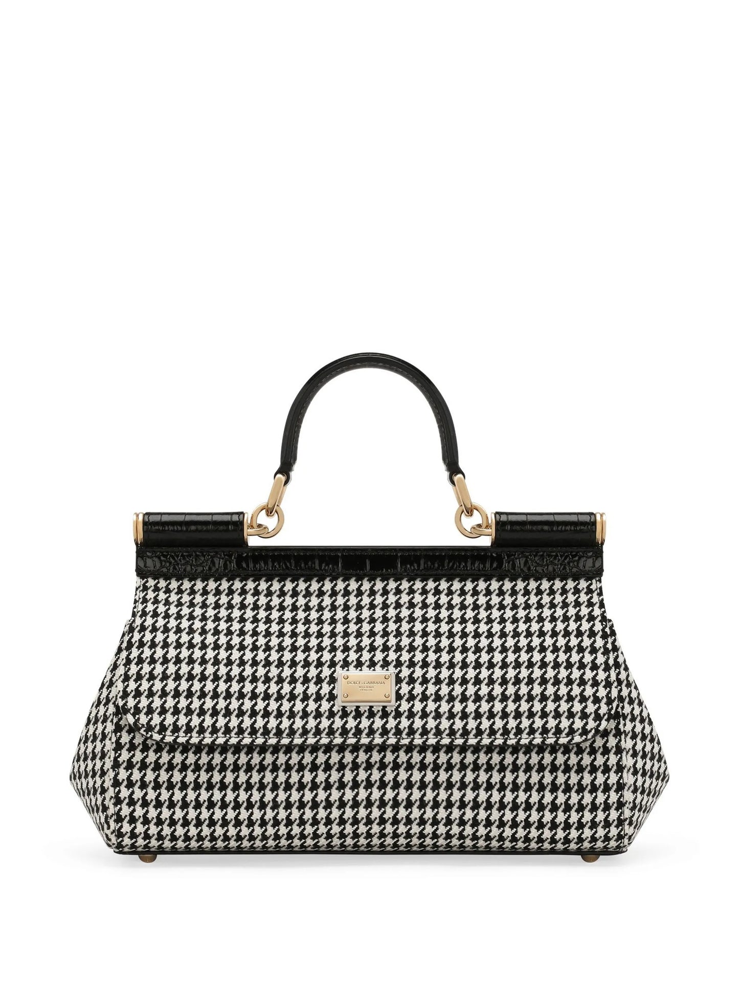 houndstooth tote bag
