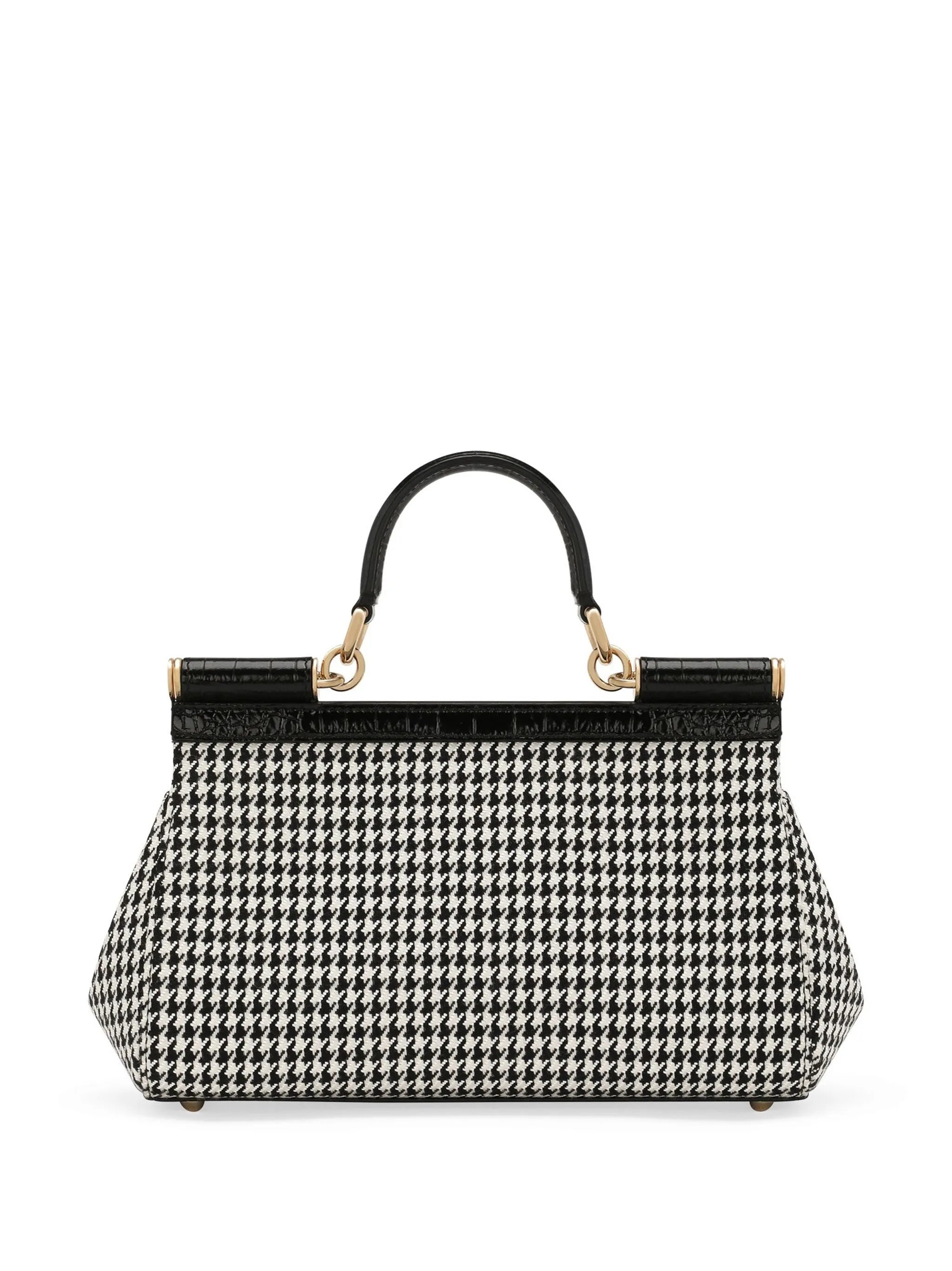 houndstooth tote bag
