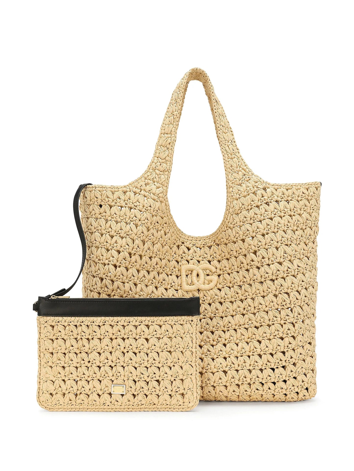 3.5 raffia tote bag