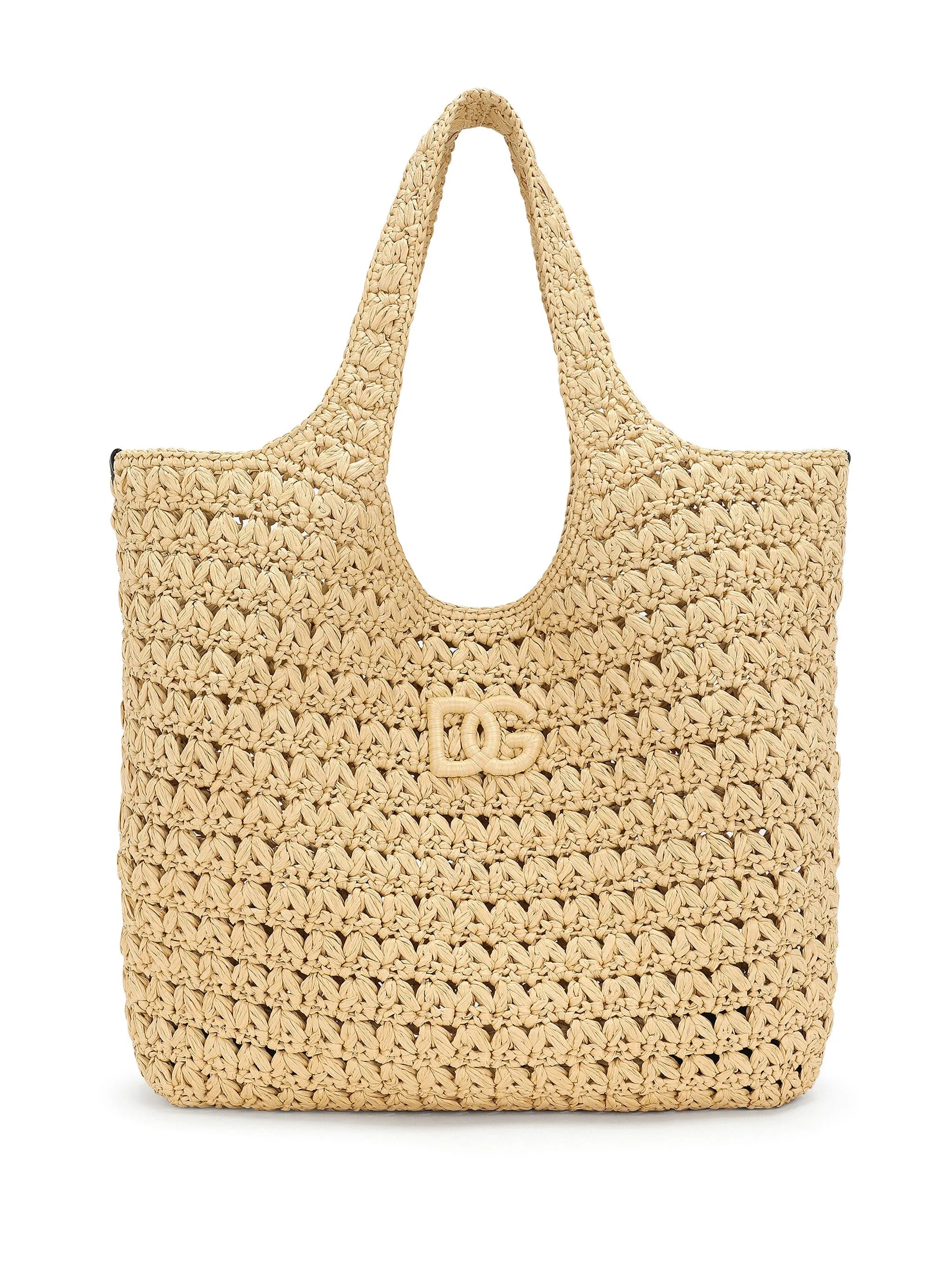 3.5 raffia tote bag