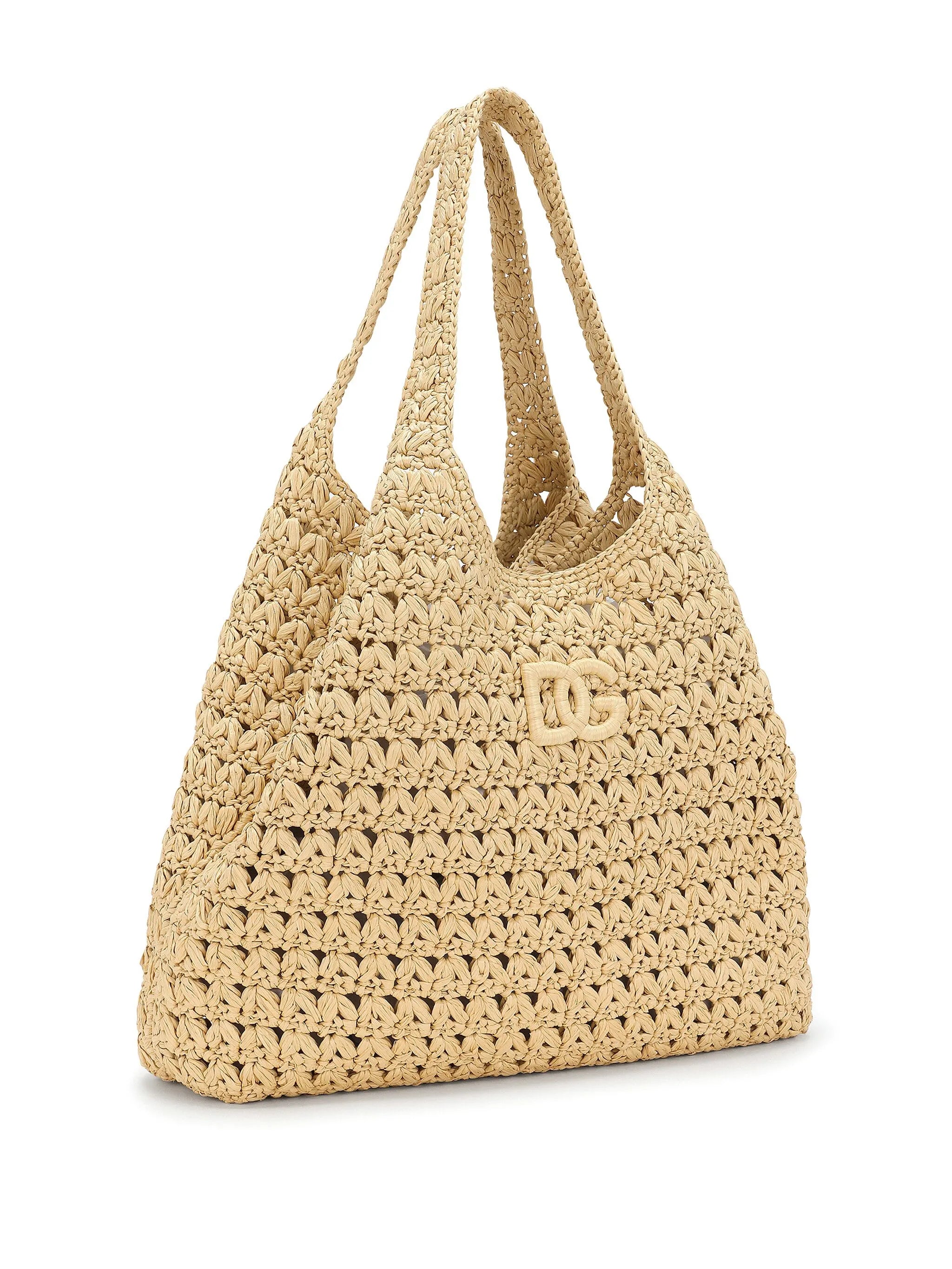 3.5 raffia tote bag