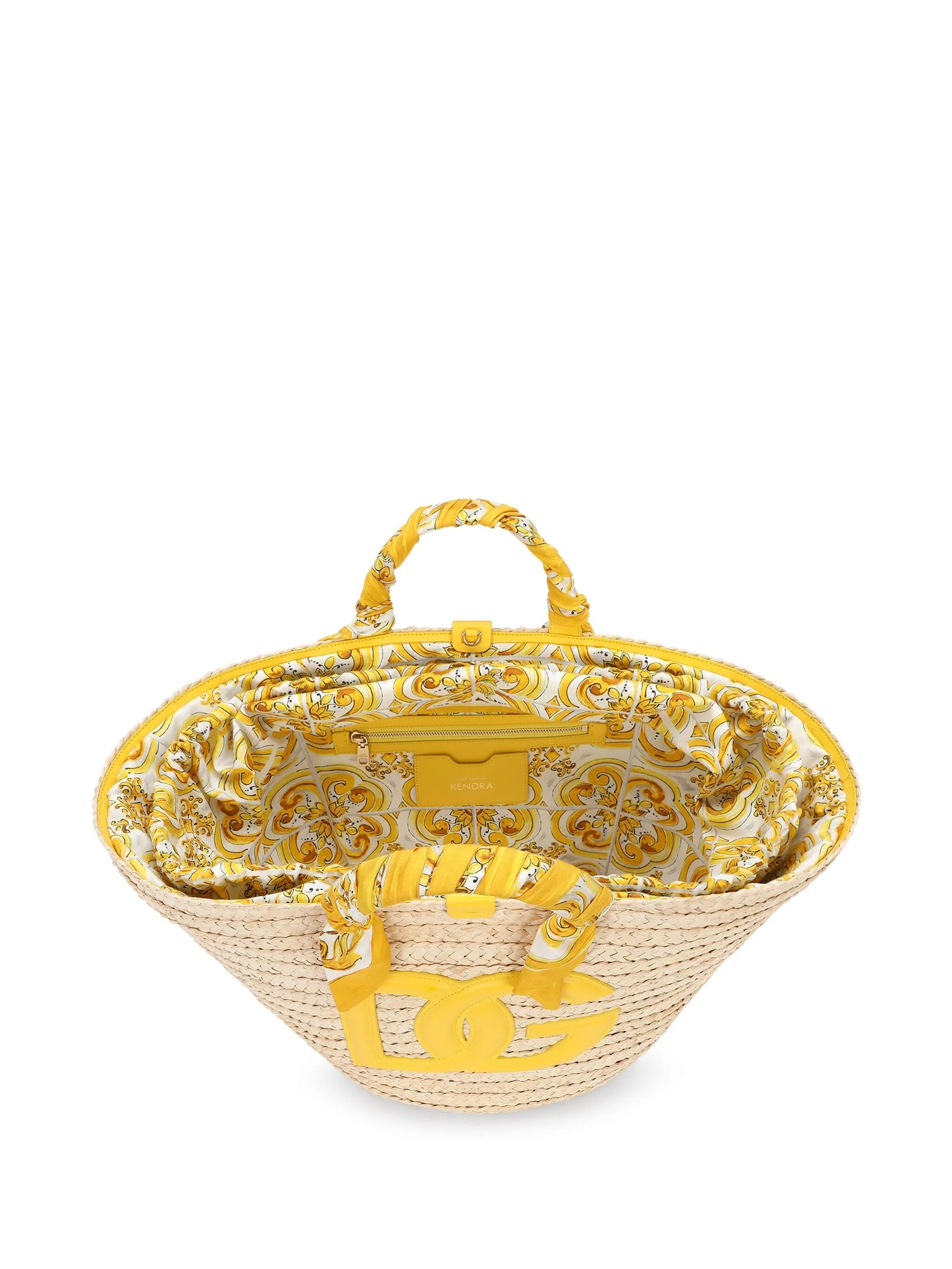 medium Kendra interwoven tote bag