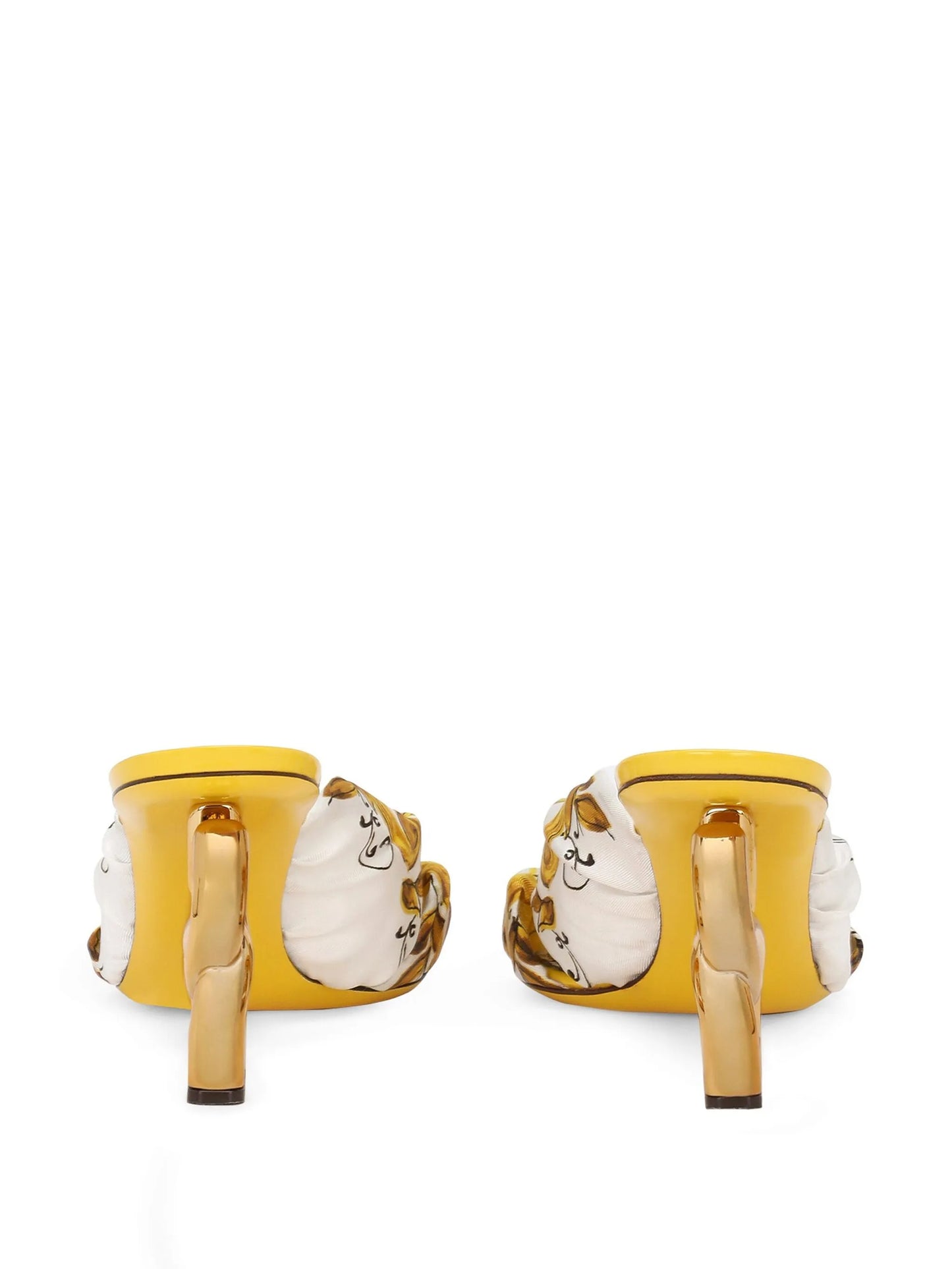 DG Pop 75mm Majolica-print sandals