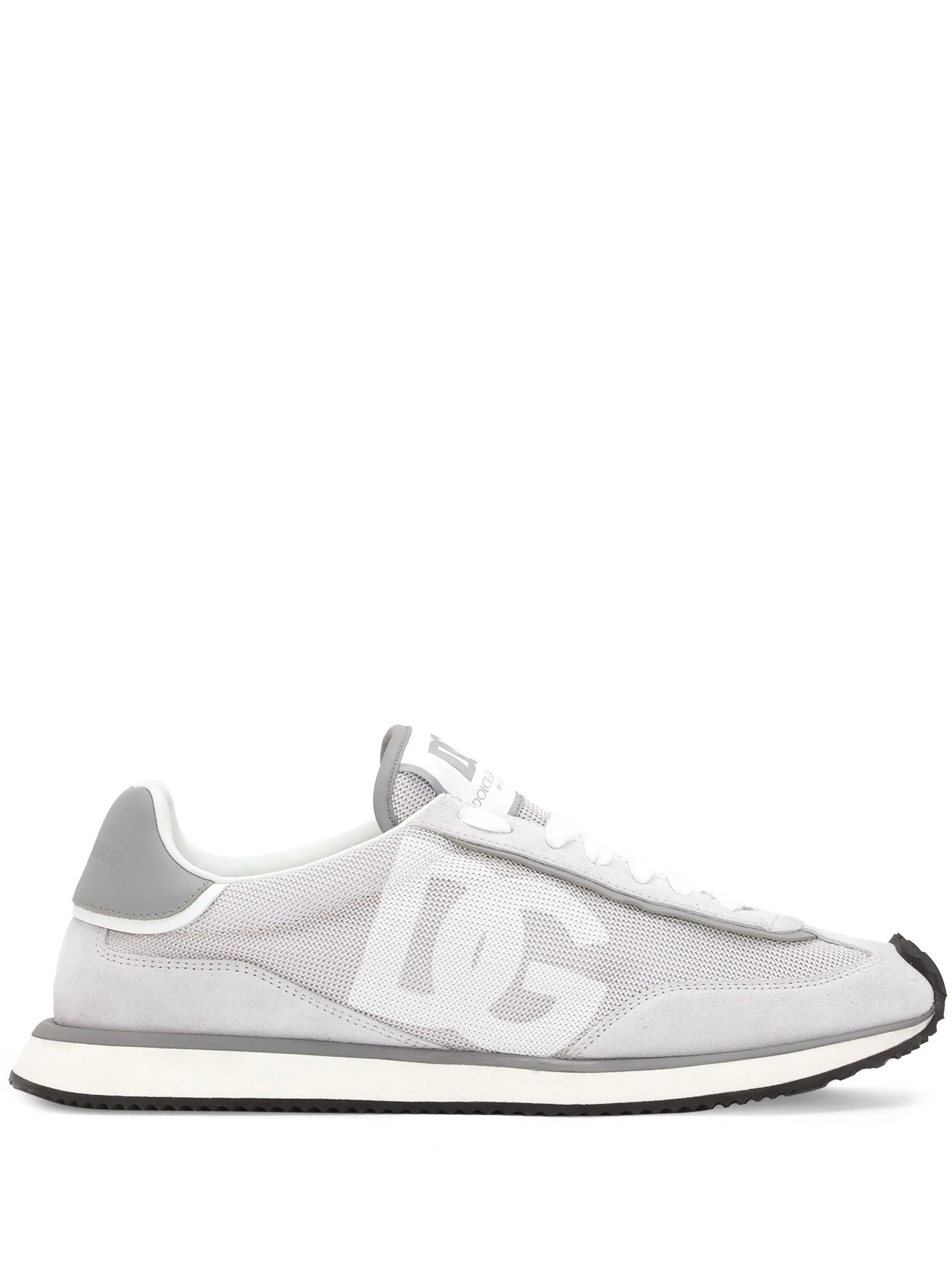 Cushion mixed-material sneakers