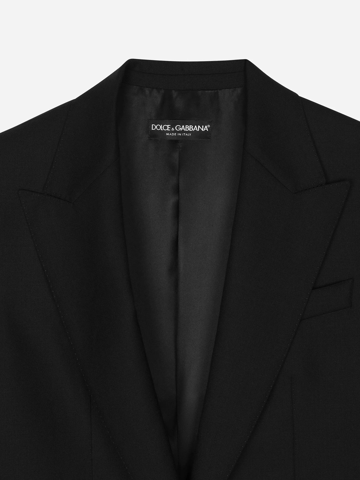 single-breasted virgin wool blazer