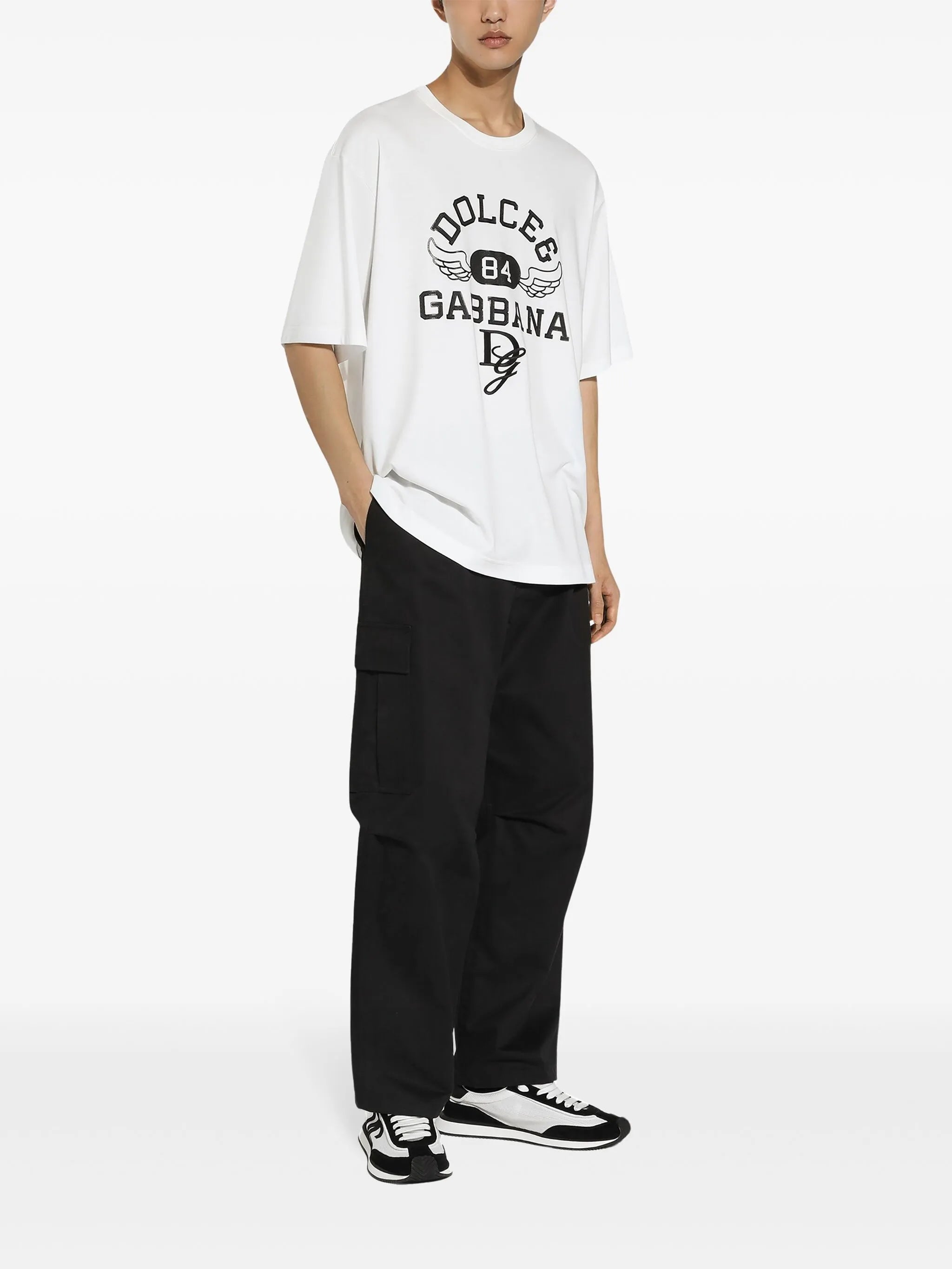 logo print t-shirt