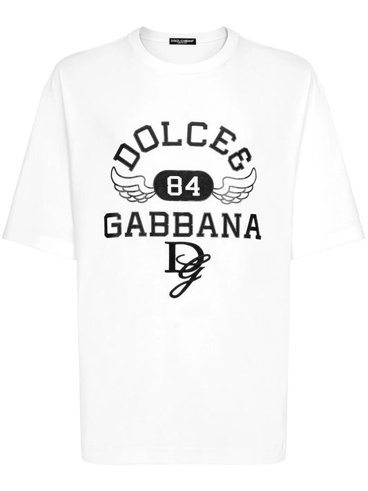 logo print t-shirt