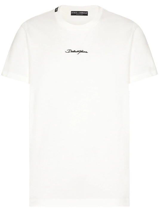 logo-print cotton T-shirt