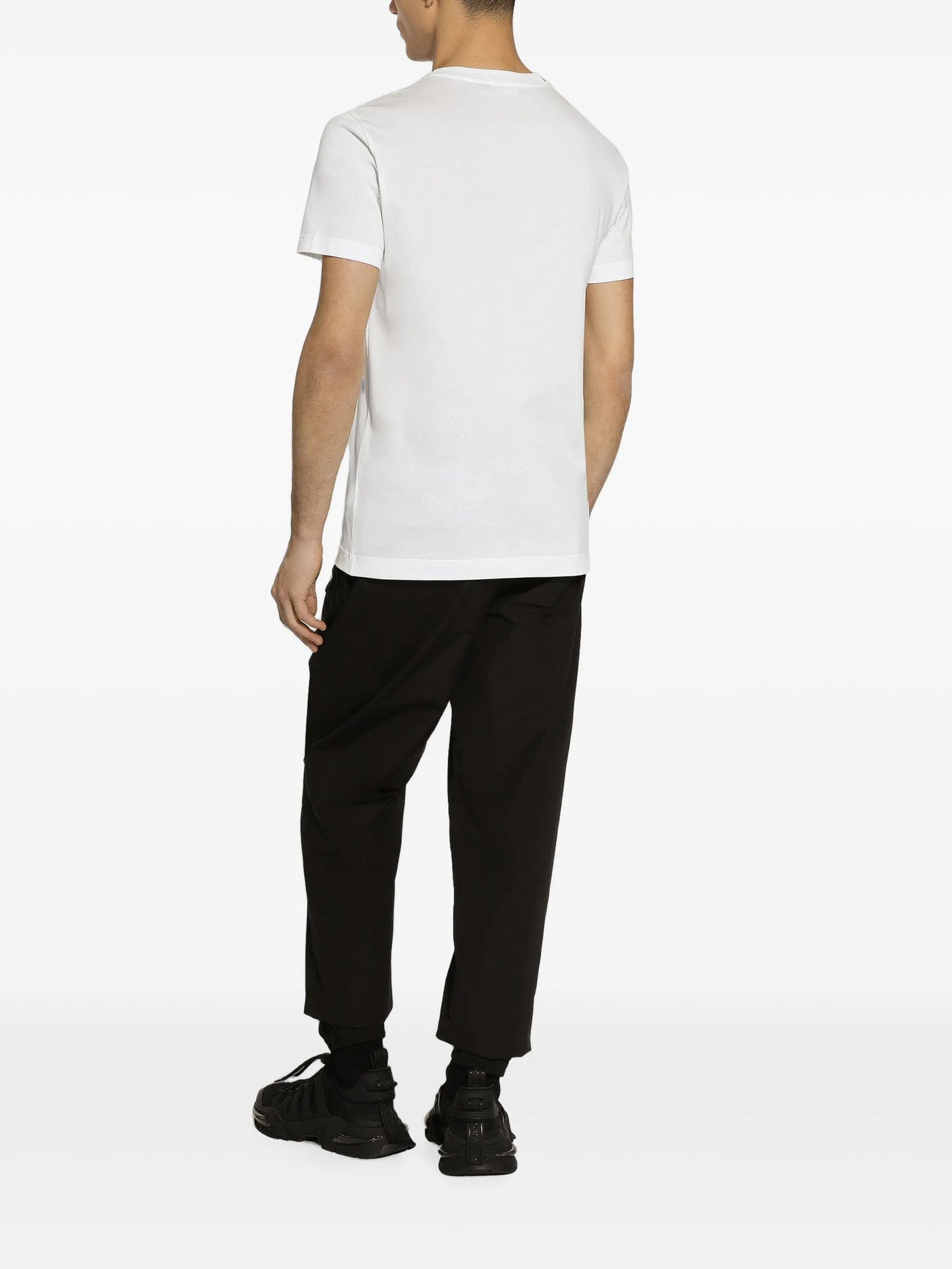 logo-patch cotton T-shirt