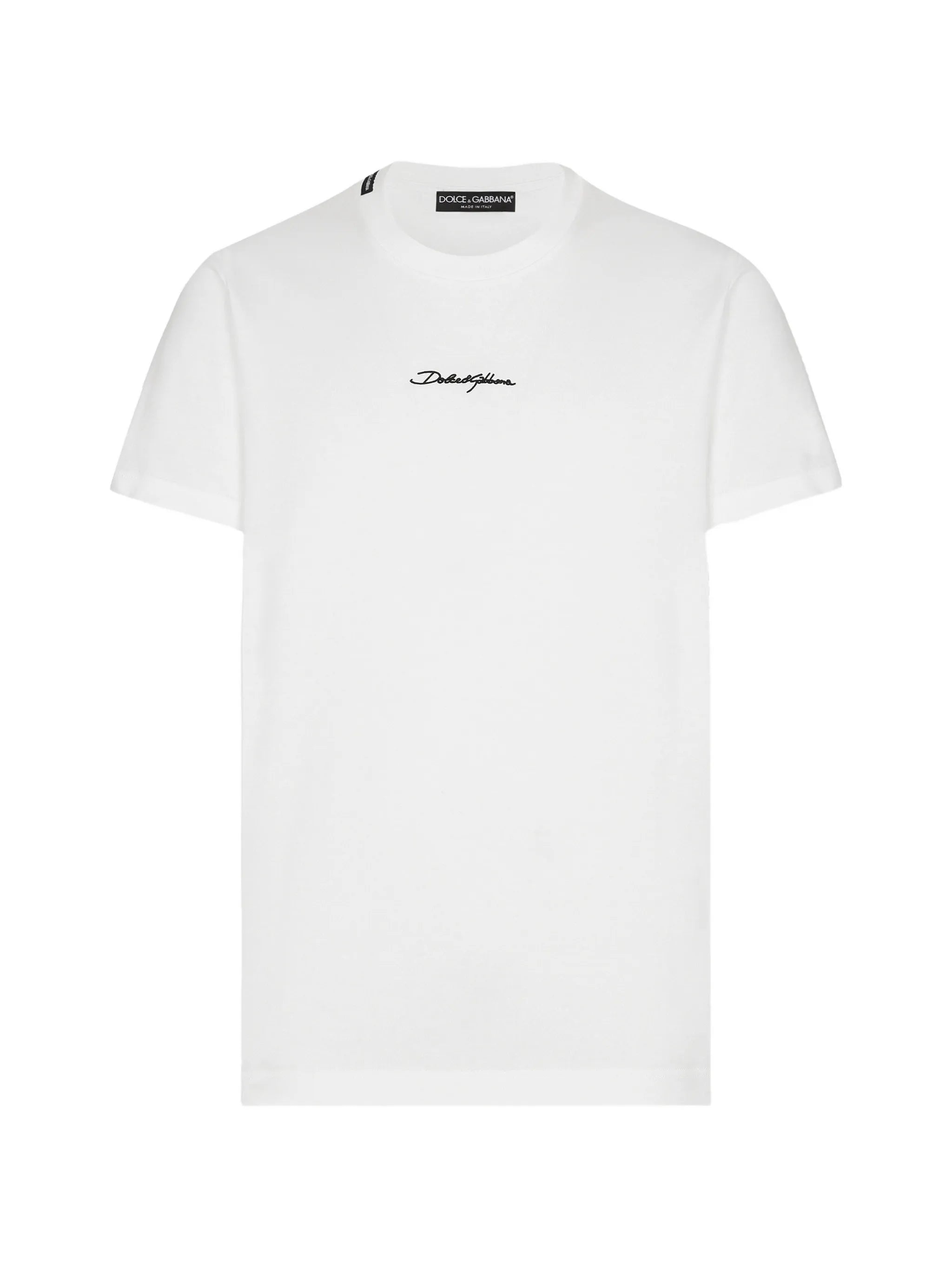 logo-patch cotton T-shirt