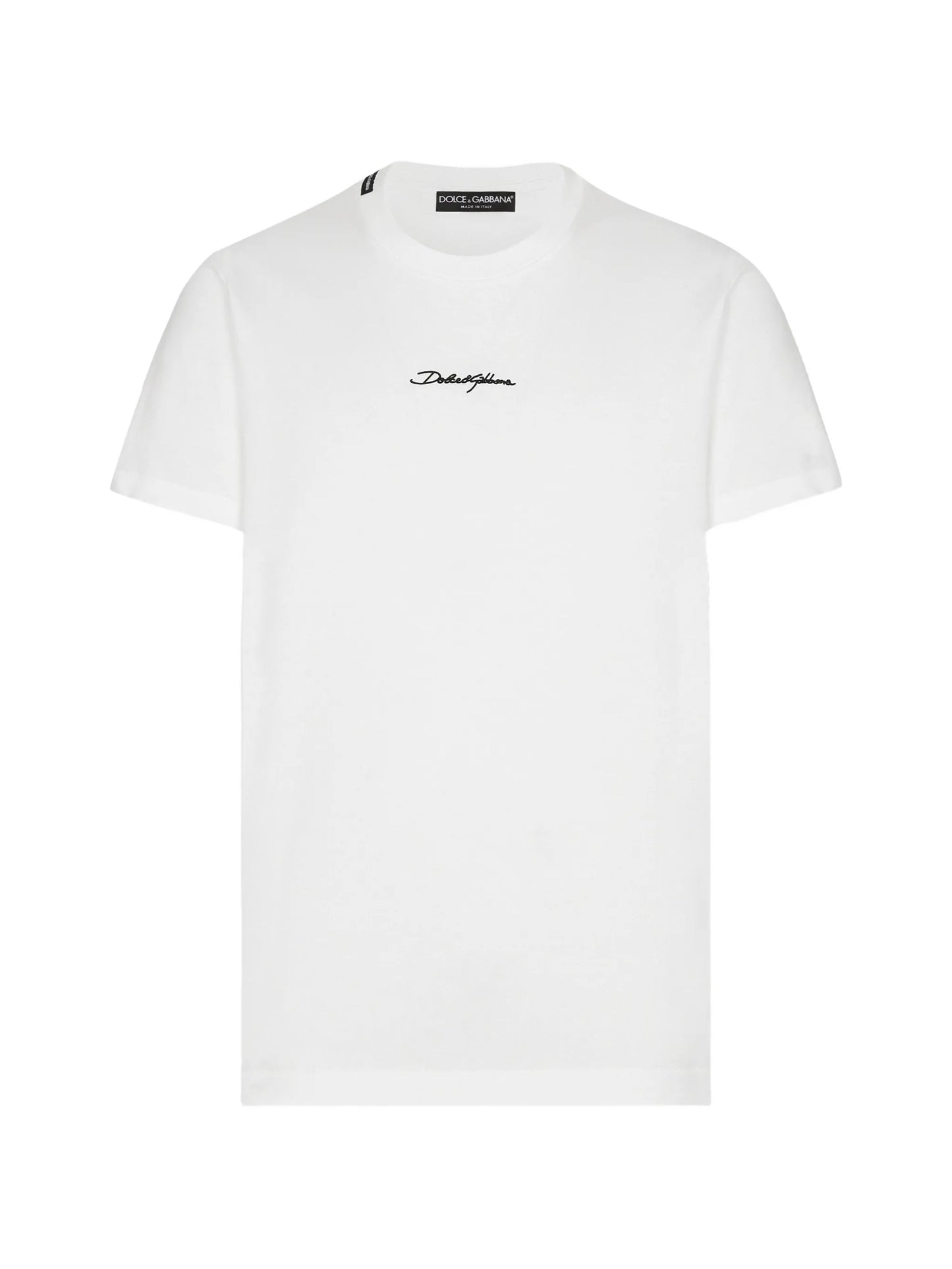 logo-patch cotton T-shirt