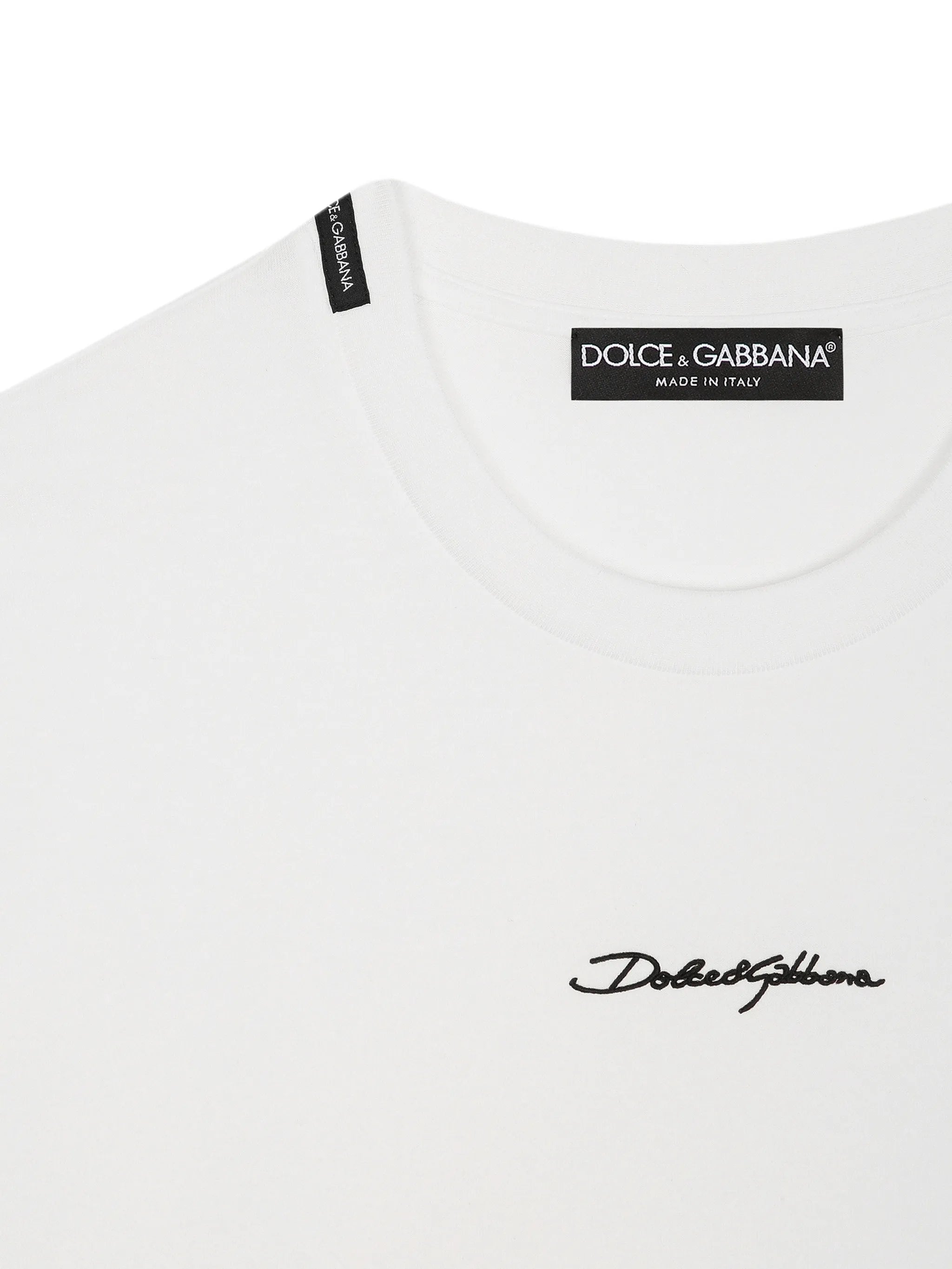 logo-patch cotton T-shirt