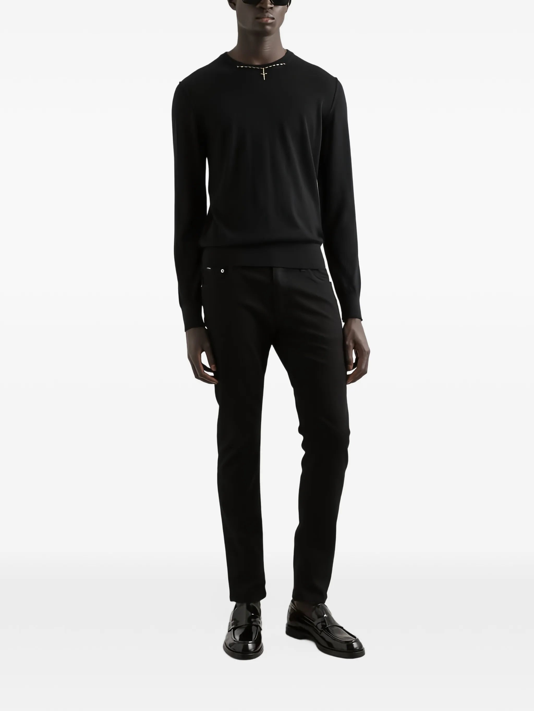 logo-appliqué jumper