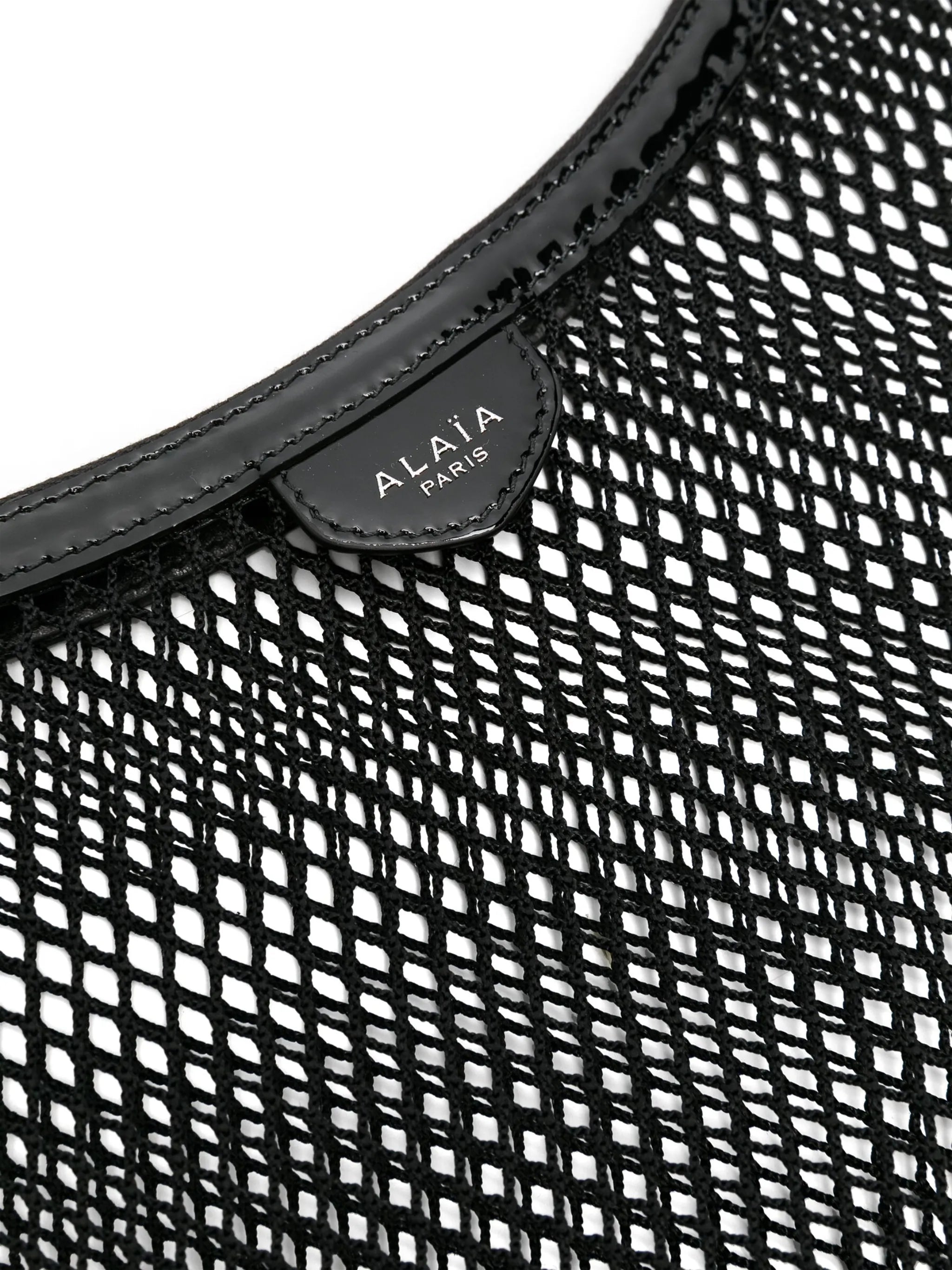 One Piece Demi-Lune mesh shoulder bag