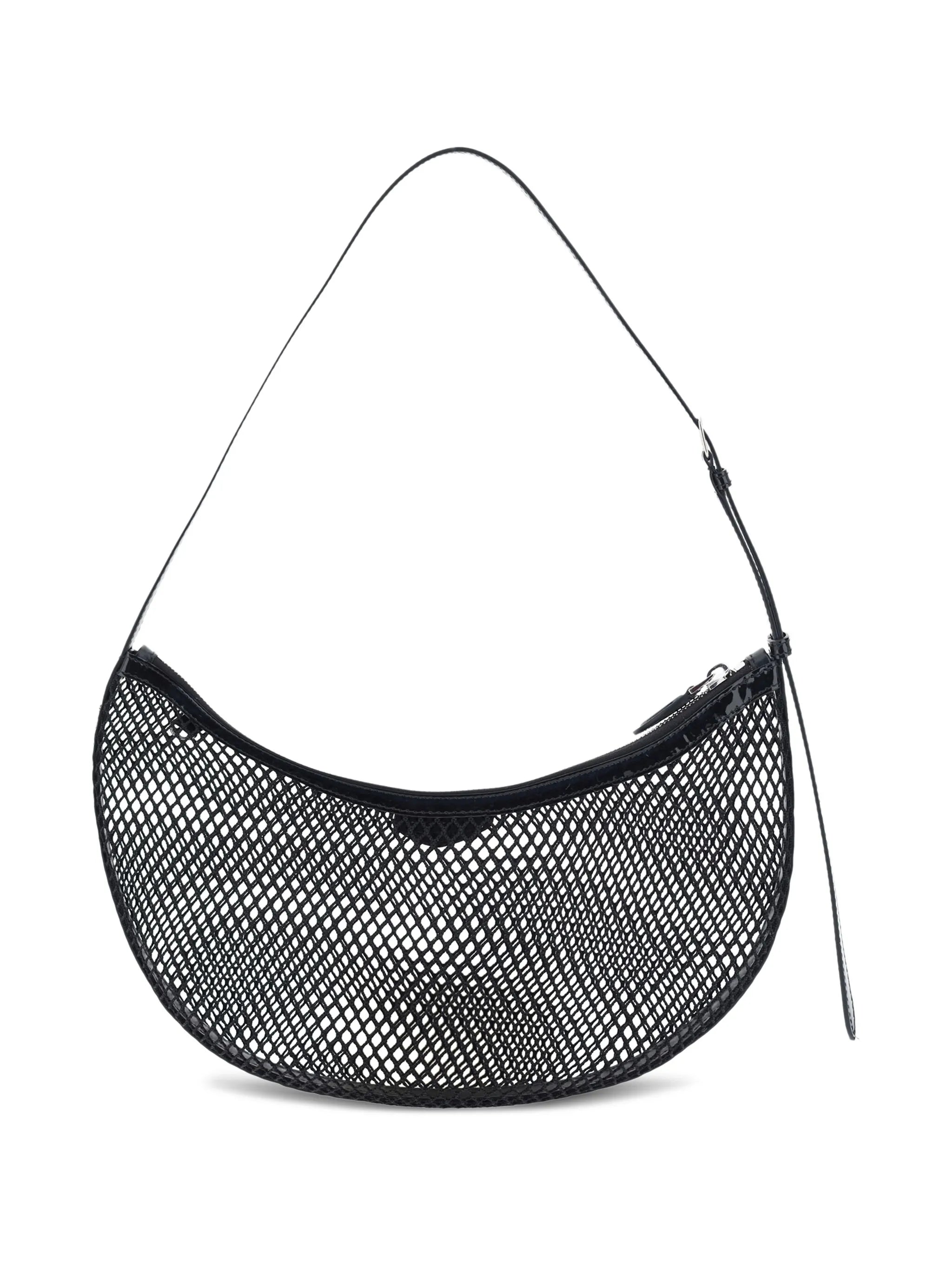 One Piece Demi-Lune mesh shoulder bag
