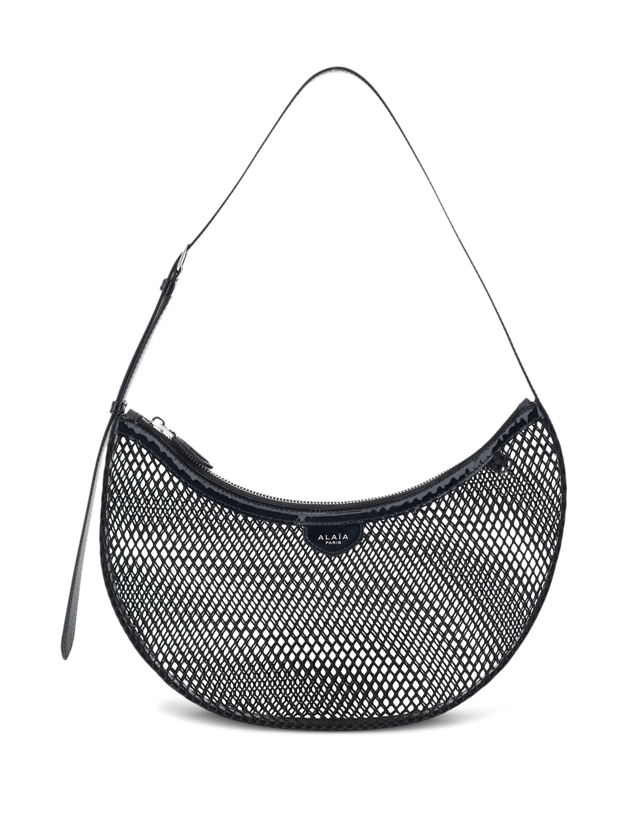 One Piece Demi-Lune mesh shoulder bag