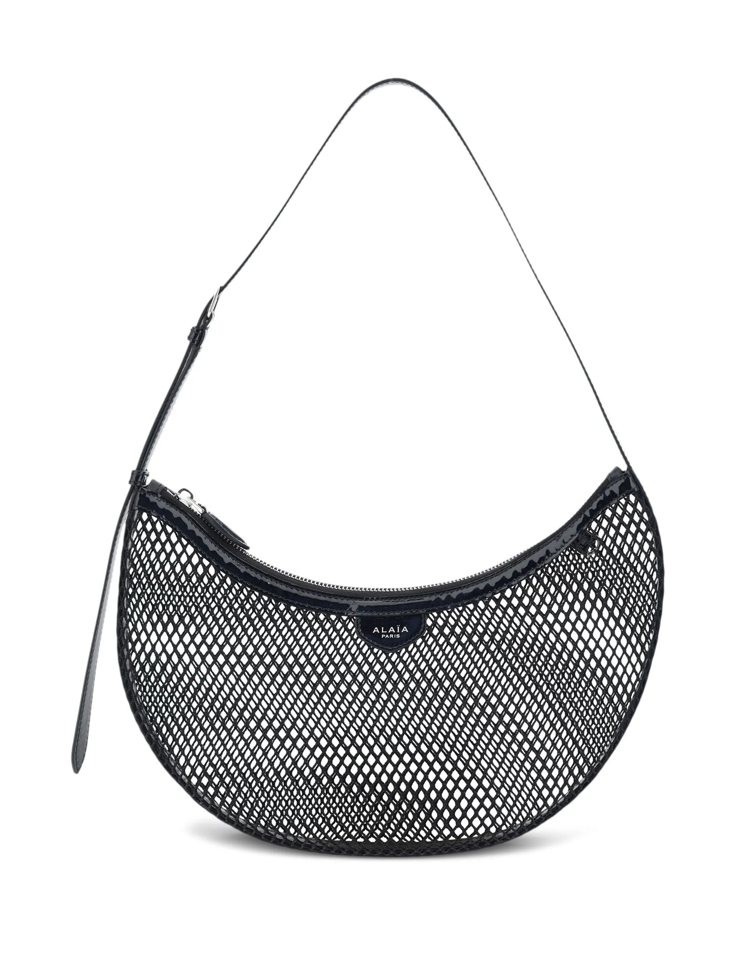One Piece Demi-Lune mesh shoulder bag