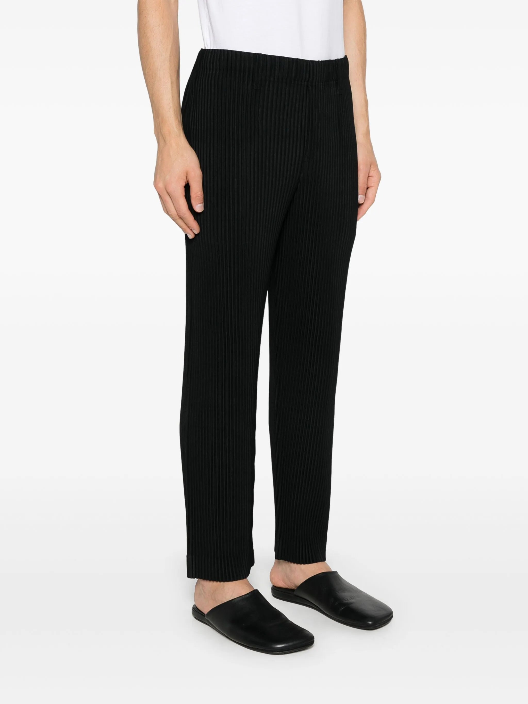 Basic slim-fit trousers