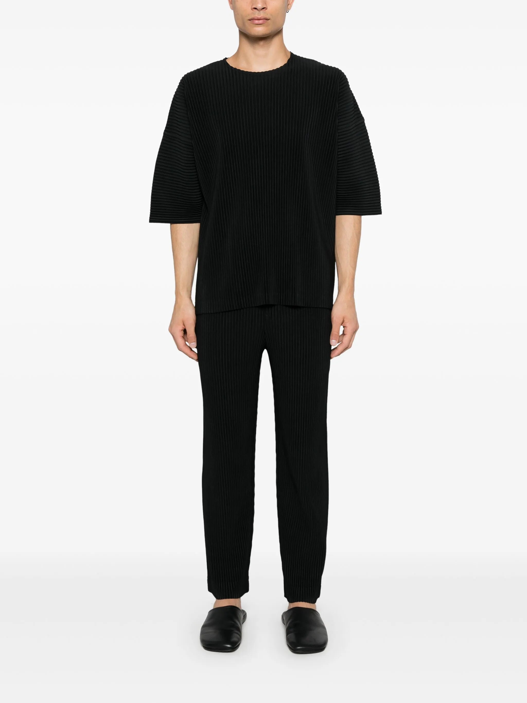 Basic slim-fit trousers
