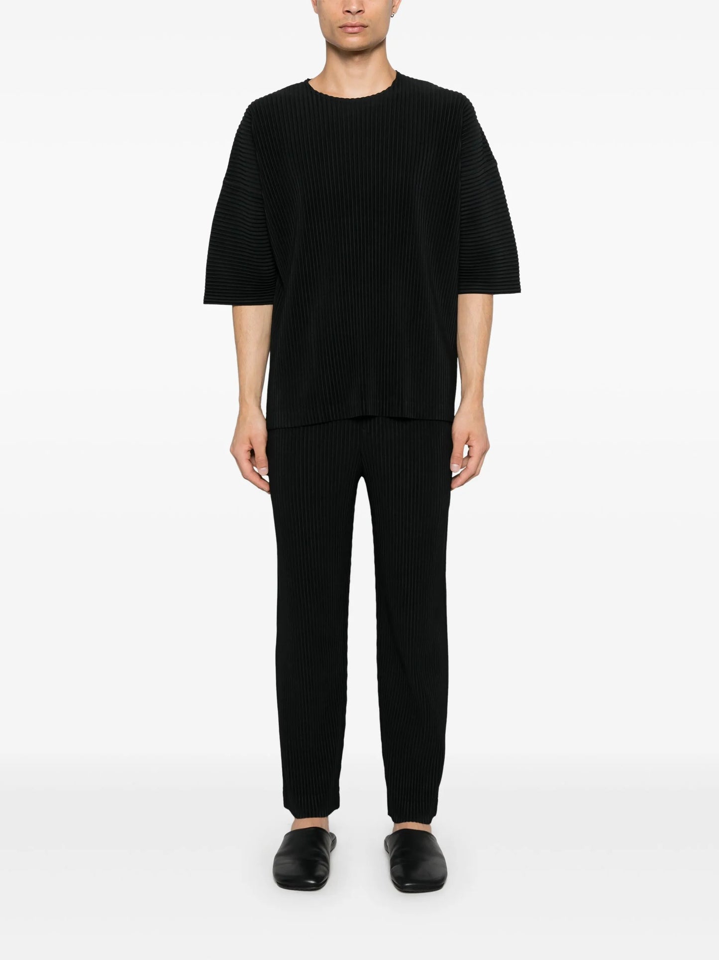Basic slim-fit trousers