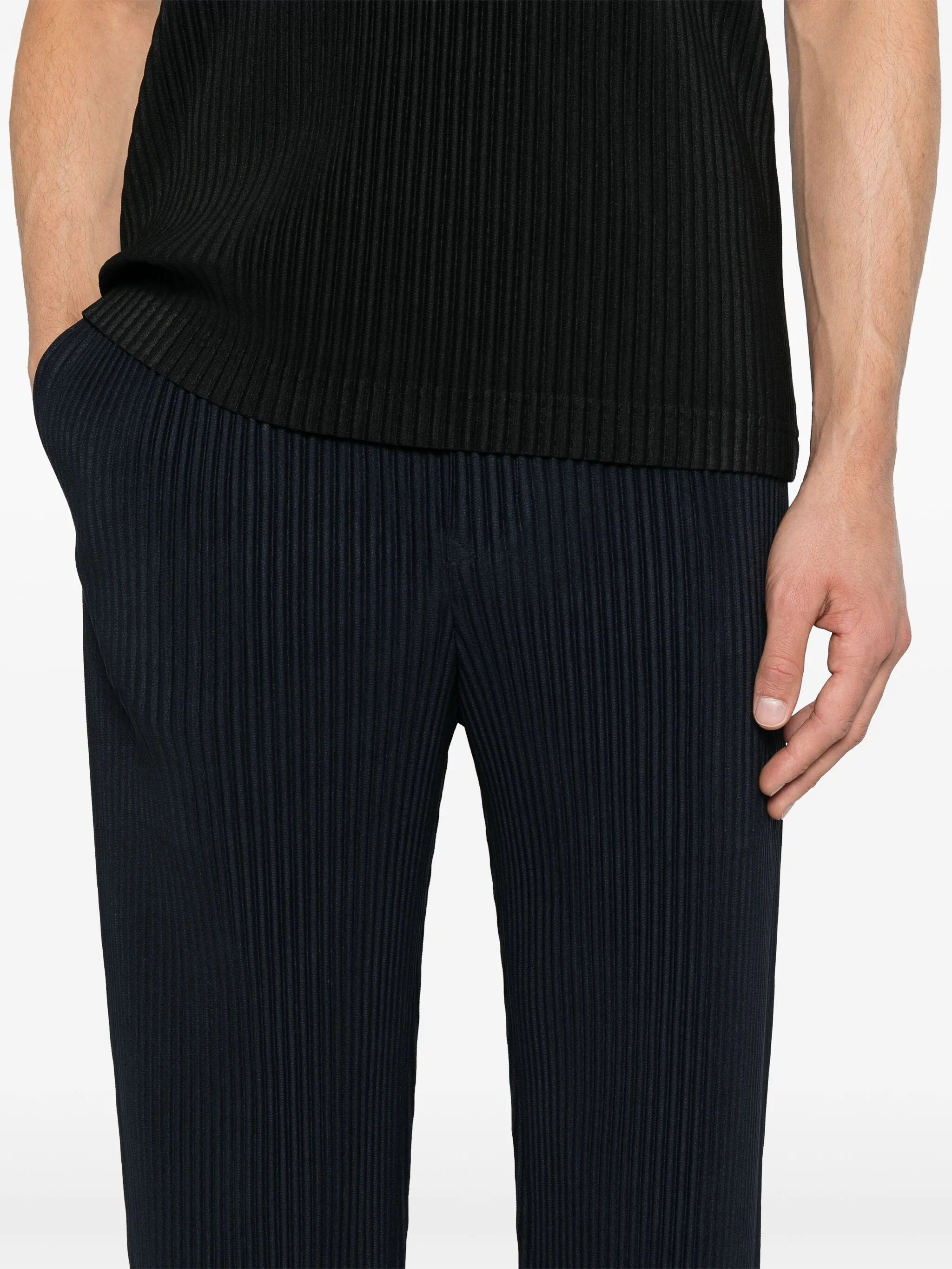 Basic slim-fit trousers