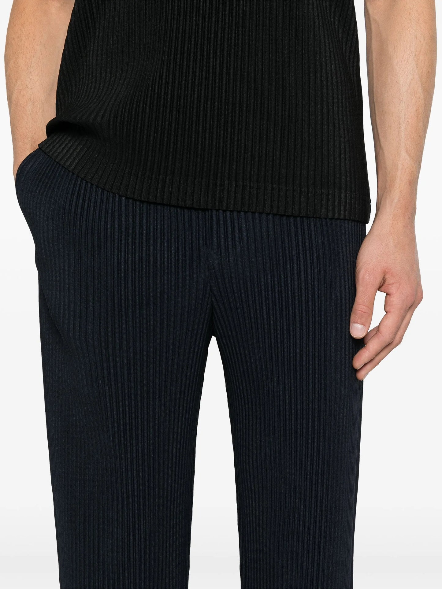 Basic slim-fit trousers
