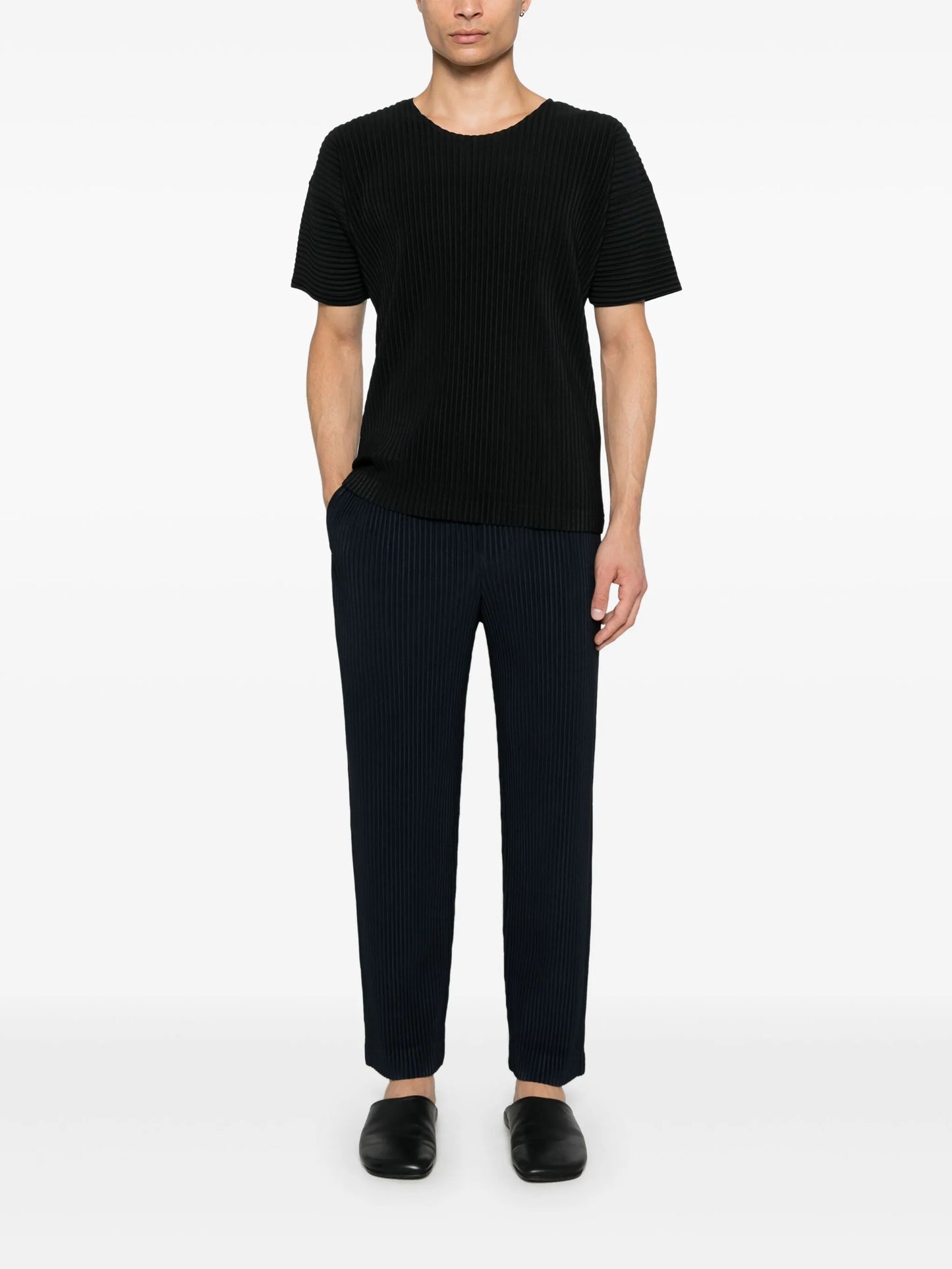 Basic slim-fit trousers