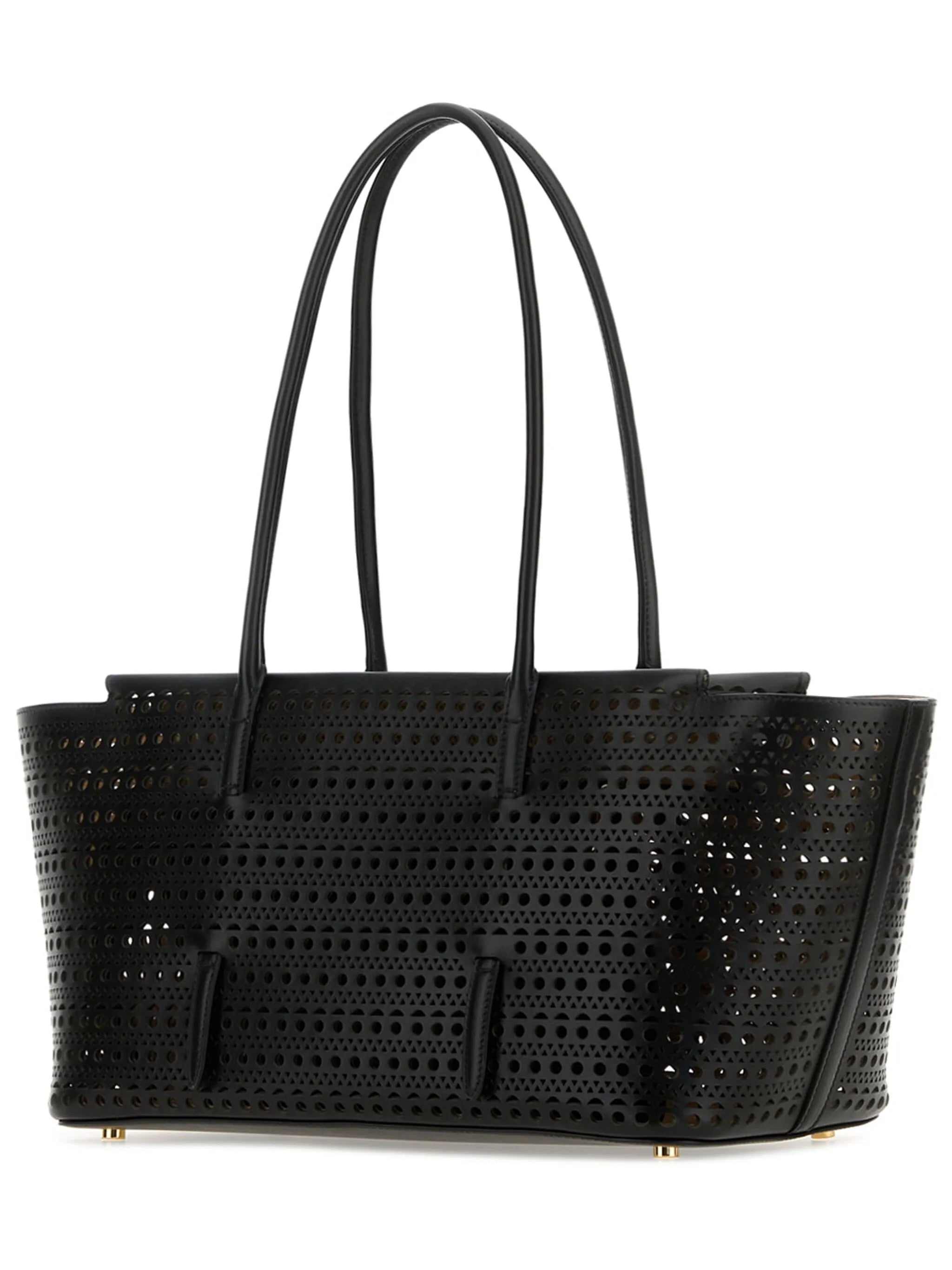 Mina 32 leather tote bag