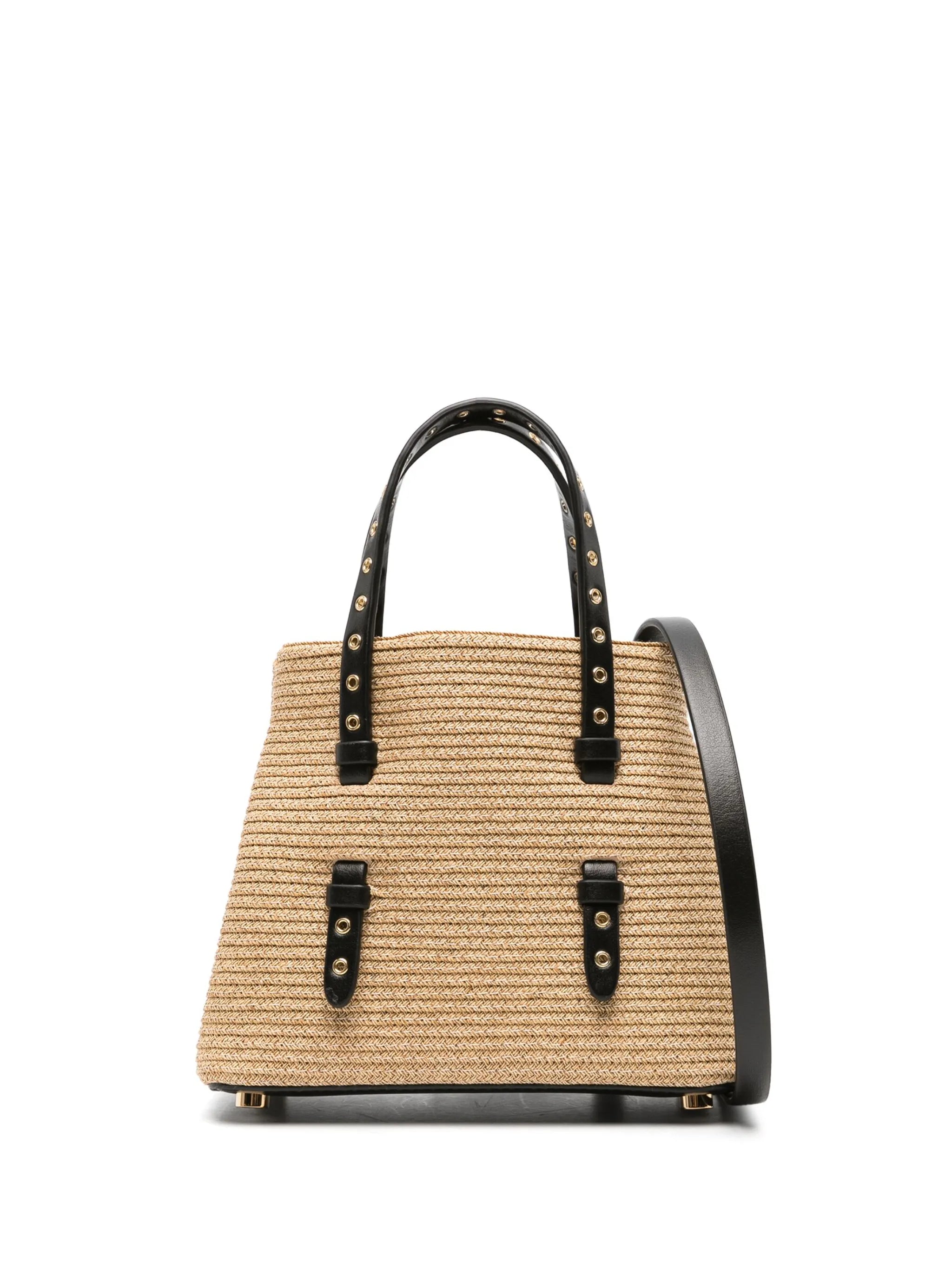 Mina 16 raffia tote bag