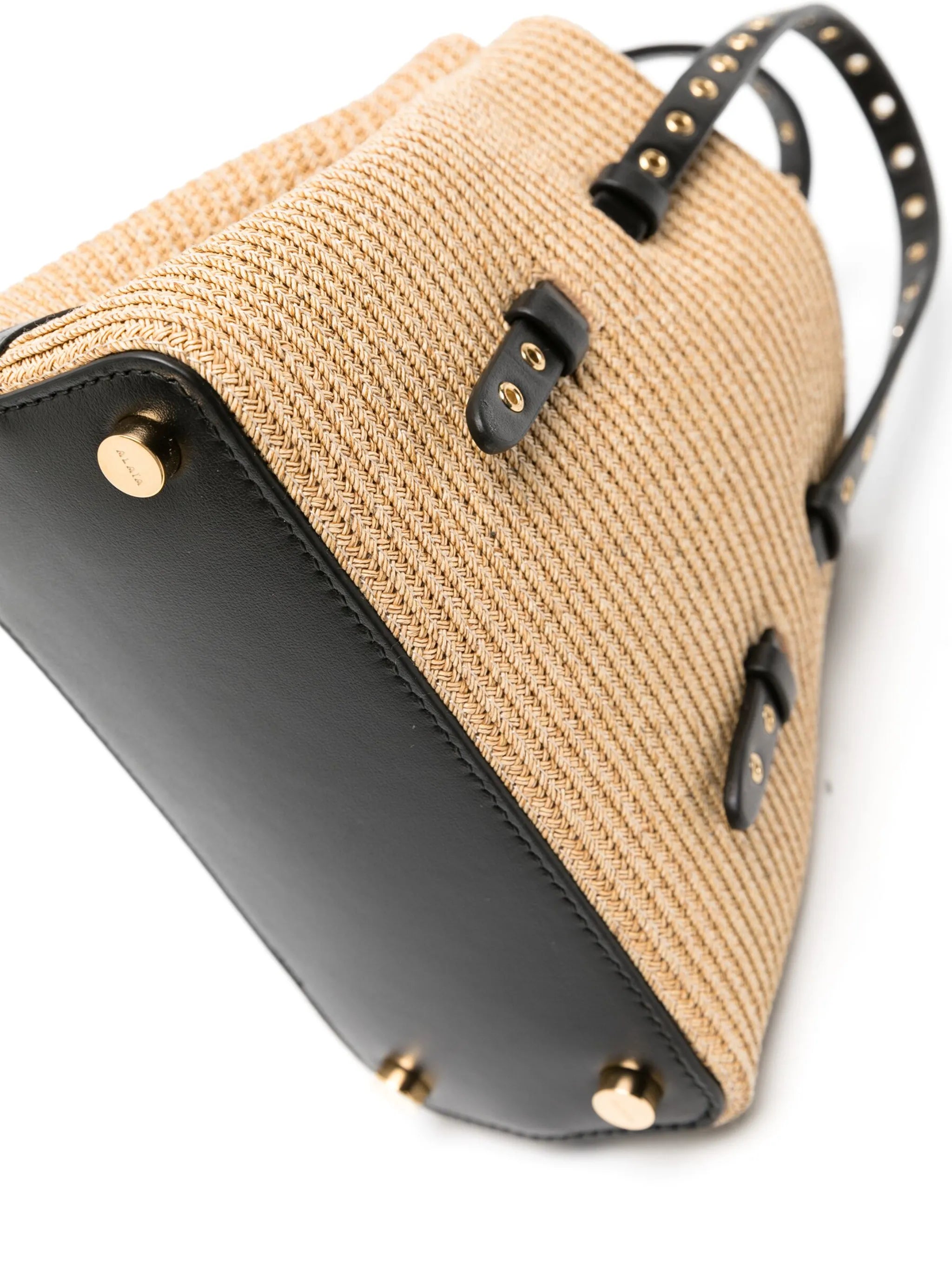 Mina 16 raffia tote bag