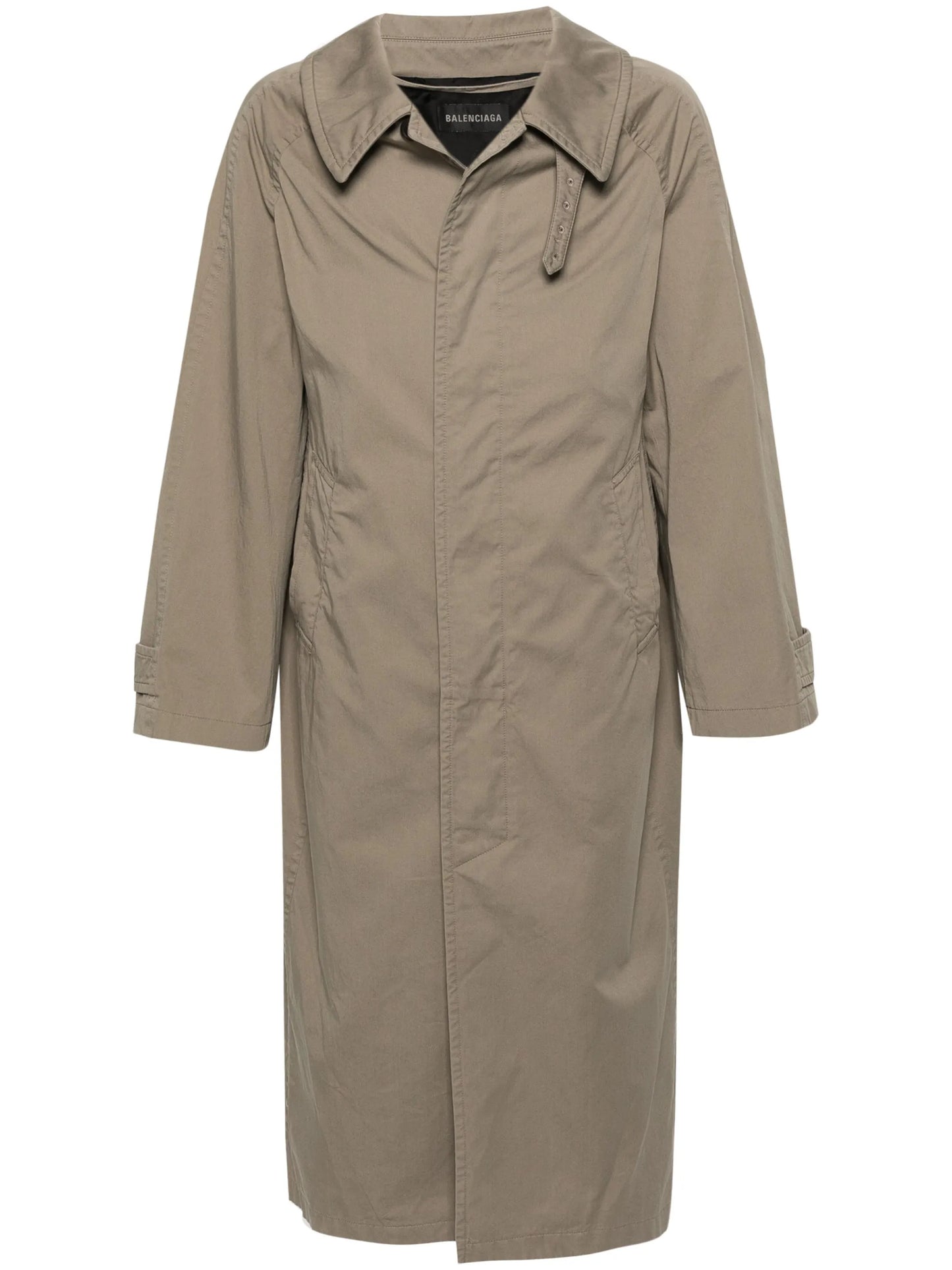 twill-weave cotton coat