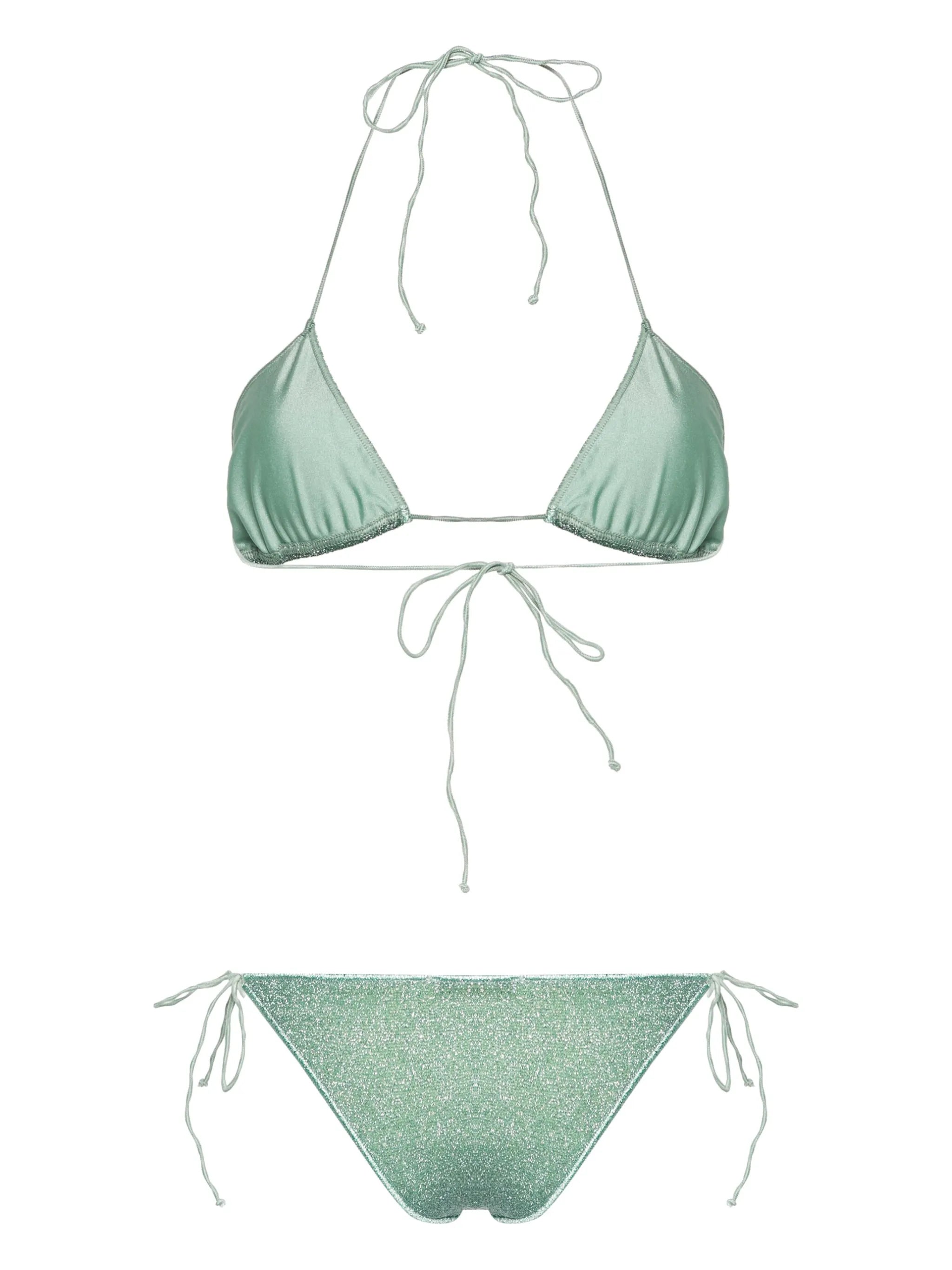 Lumière lurex triangle bikini