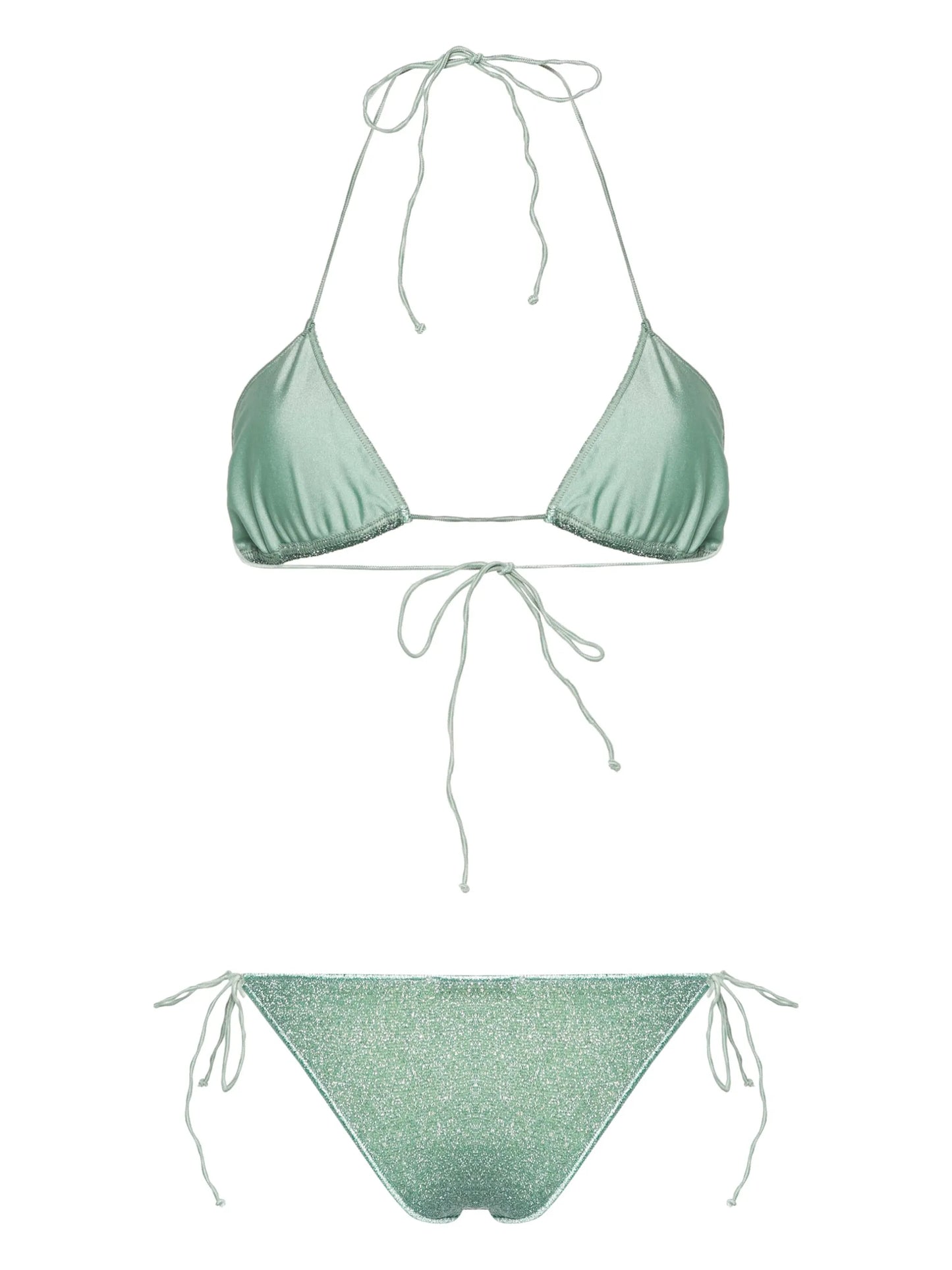 Lumière lurex triangle bikini
