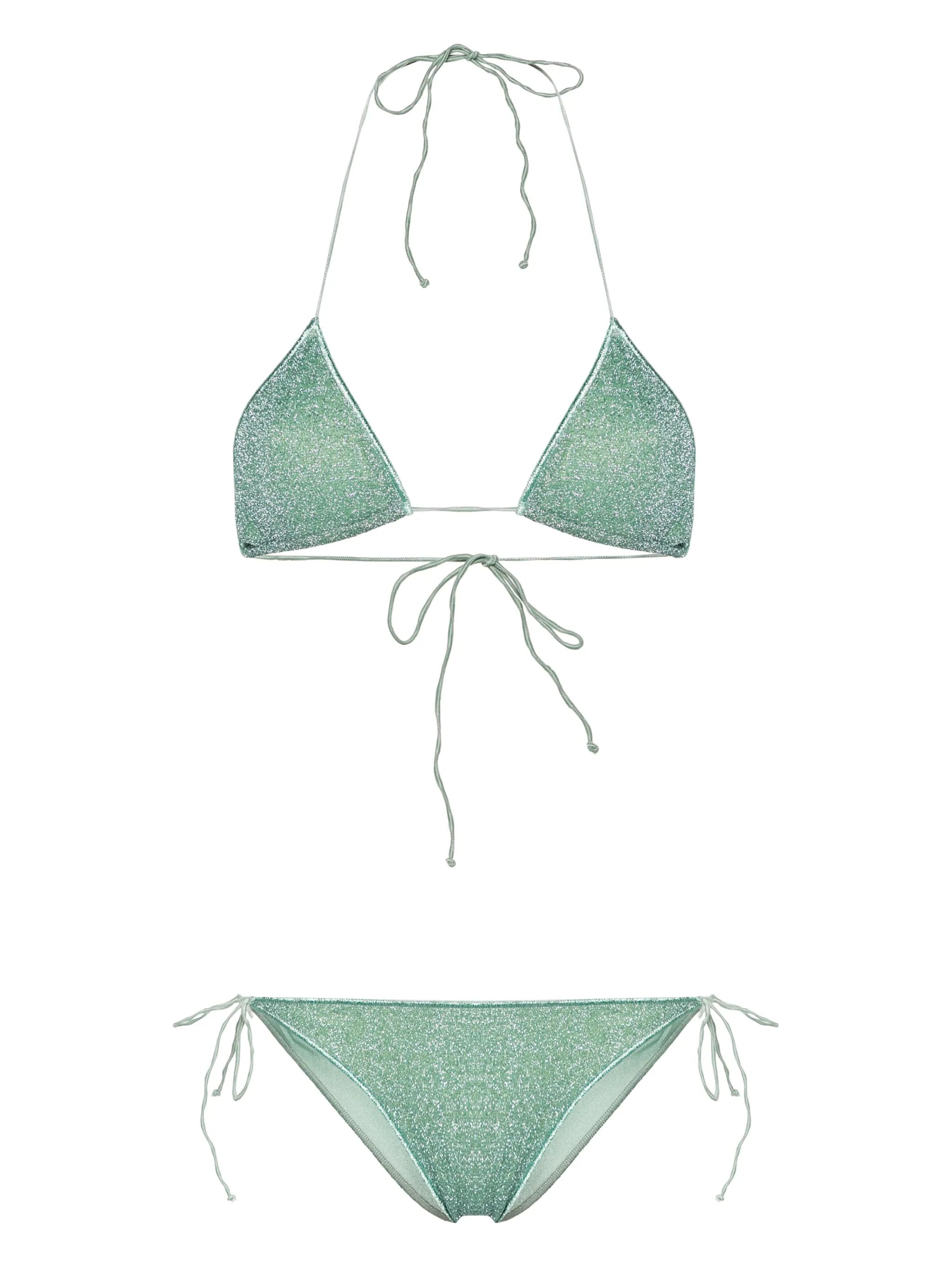 Lumière lurex triangle bikini