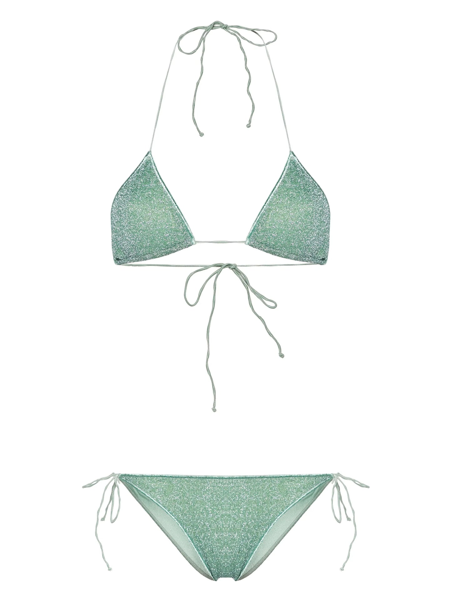 Lumière lurex triangle bikini