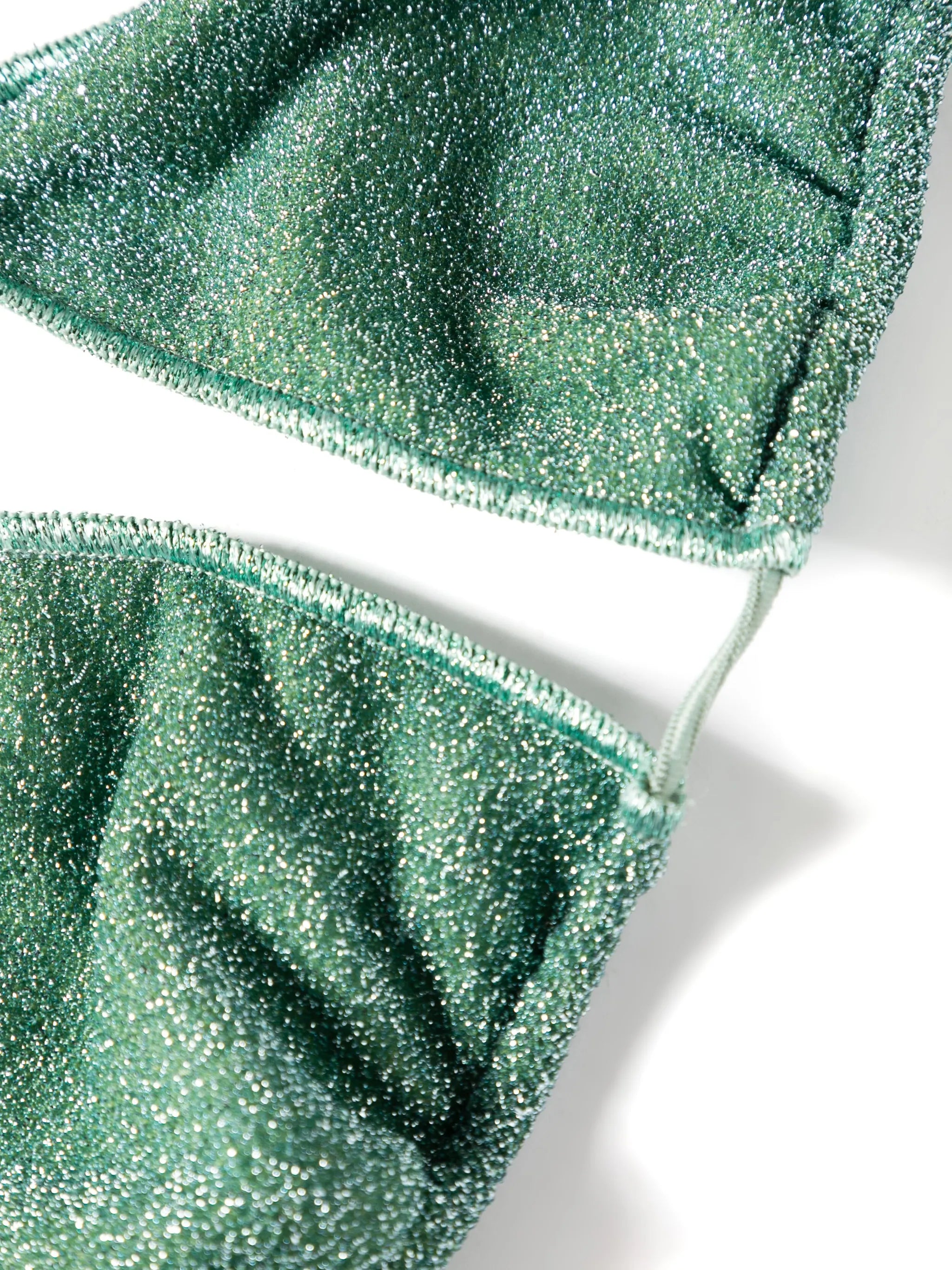 Lumière lurex triangle bikini