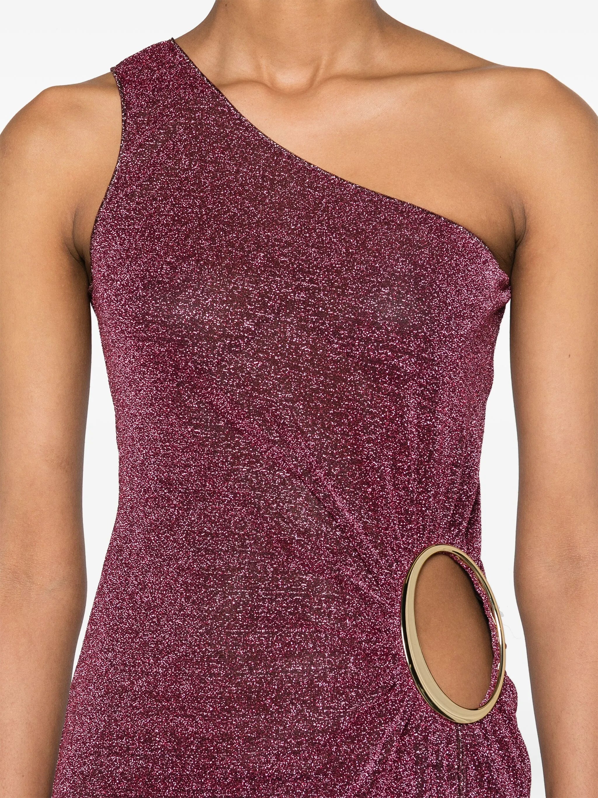 Lumière O-ring maxi dress
