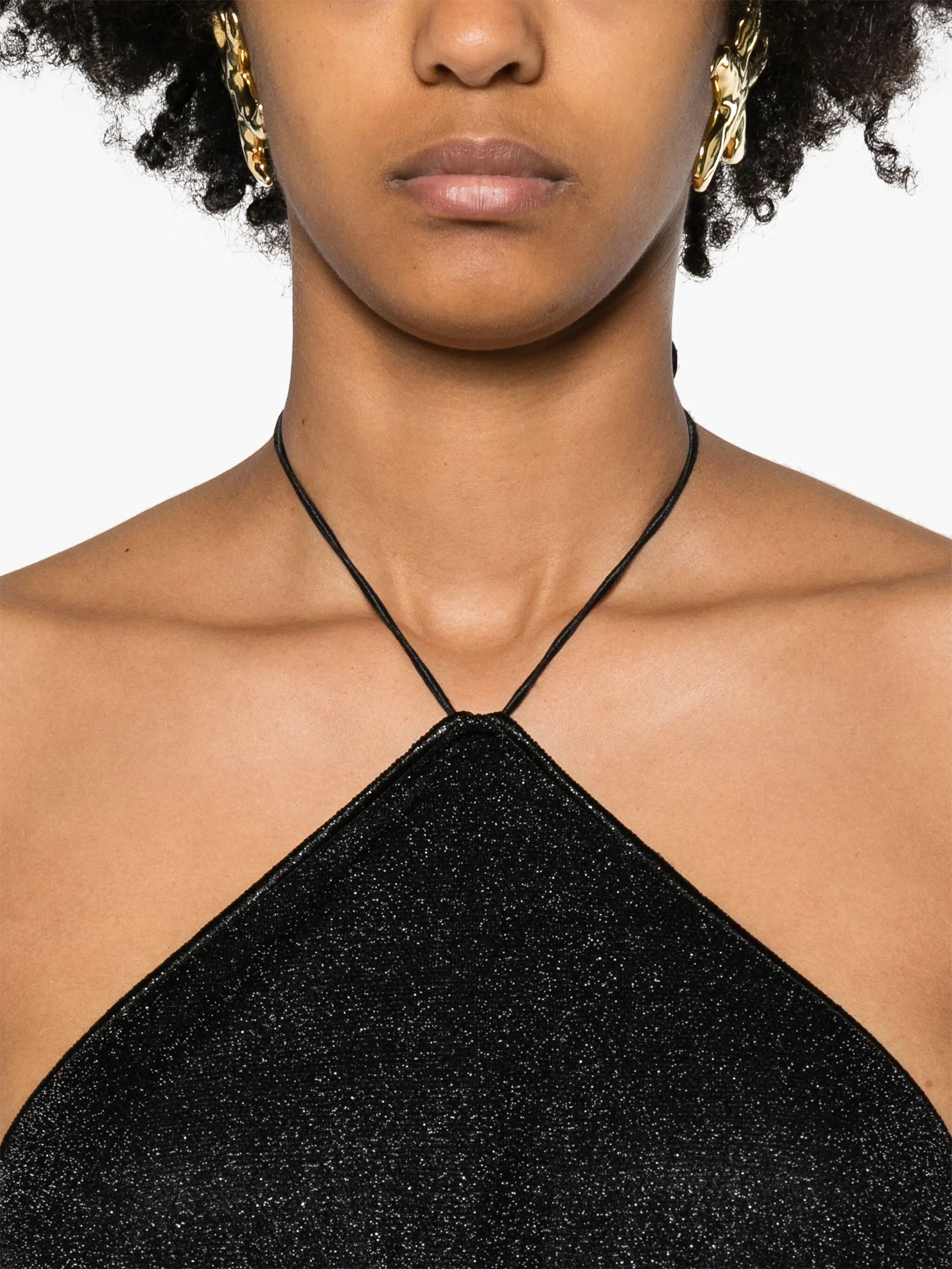 Lumière lurex minidress
