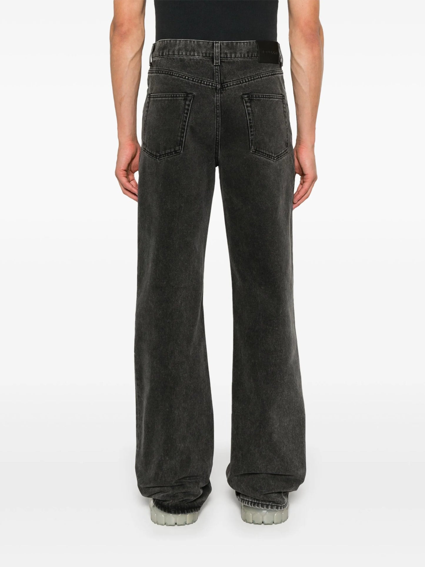 straight-leg jeans