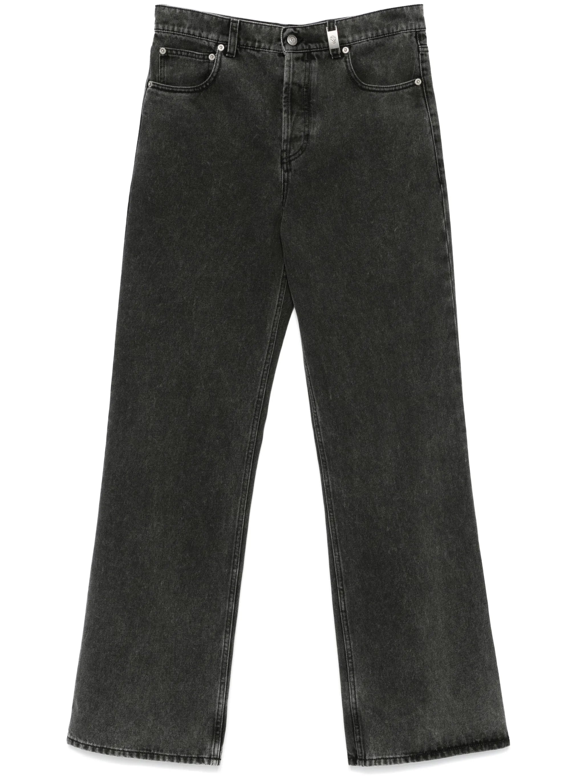 straight-leg jeans