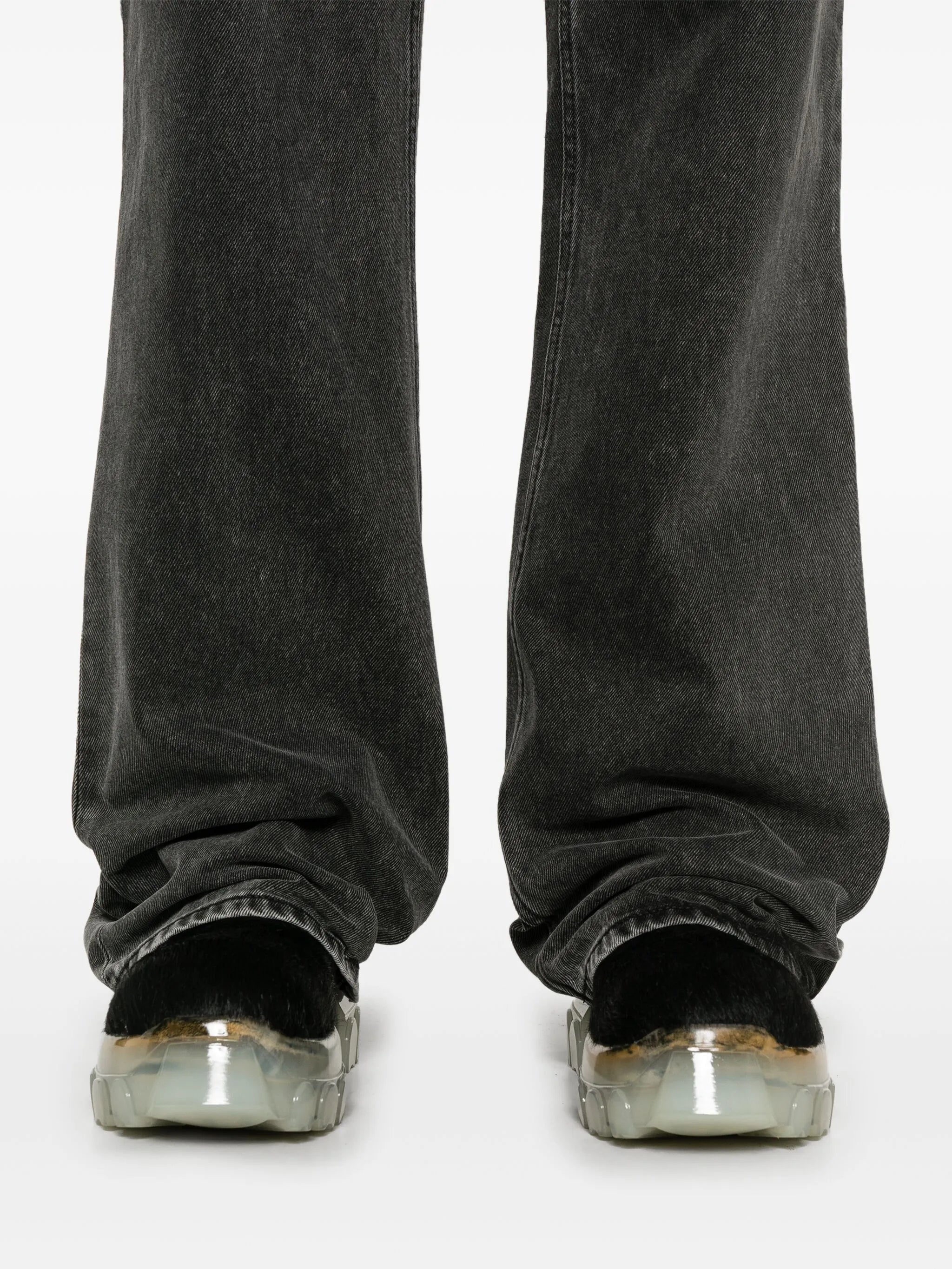 straight-leg jeans