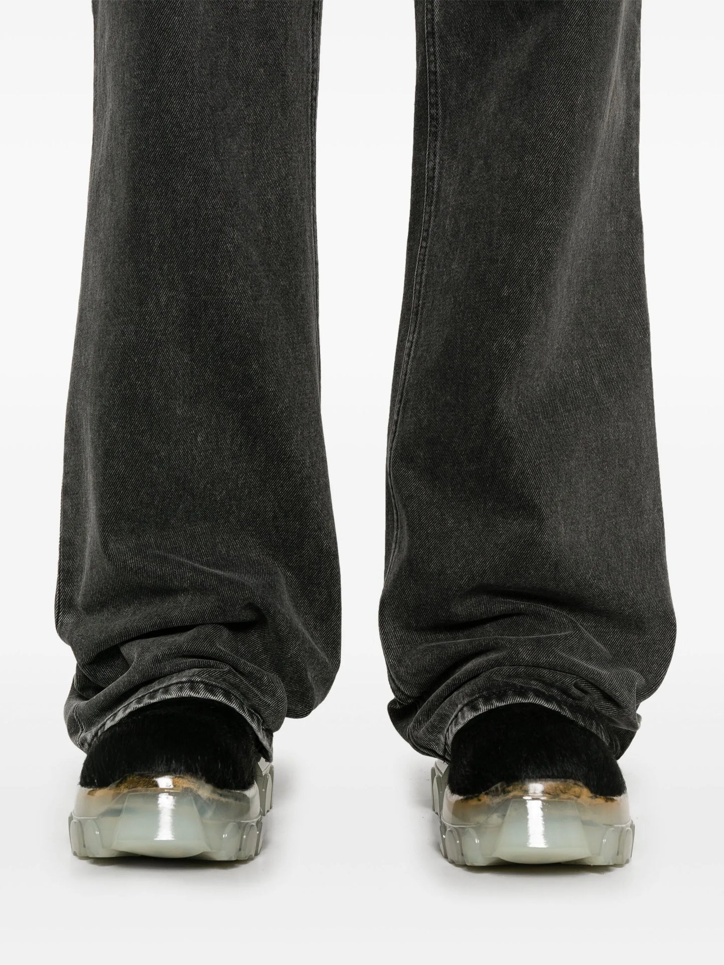 straight-leg jeans